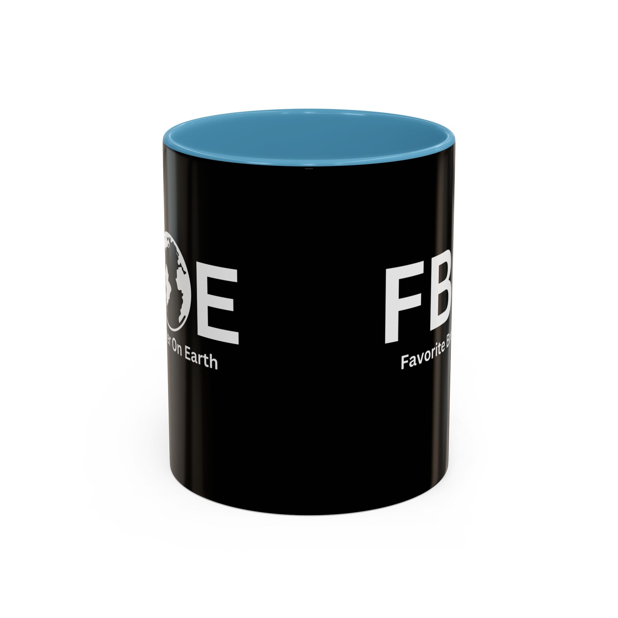 Favorite Brother On Earth (FBOE) Accent Coffee Mug (11oz, 15oz)