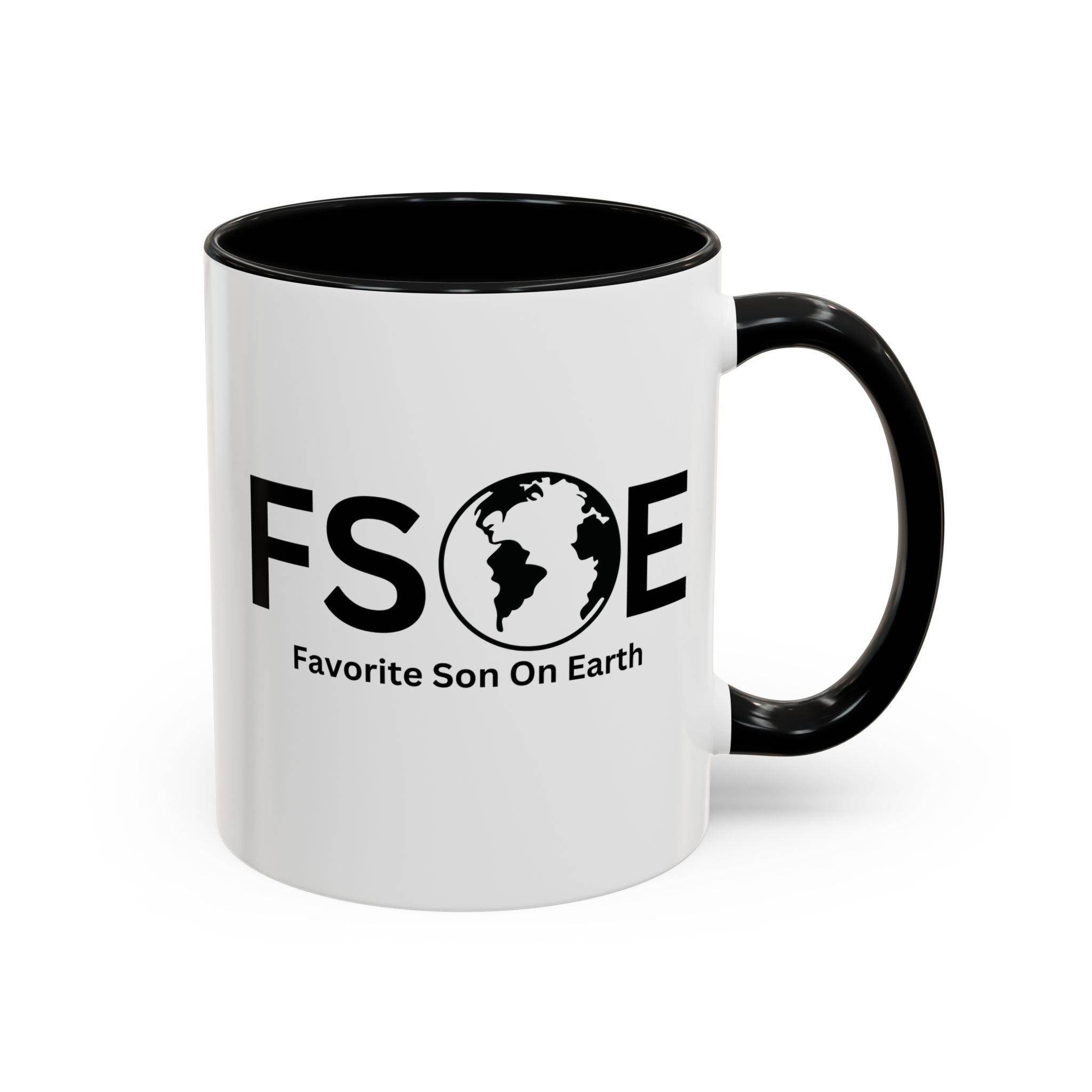 Favorite Son On Earth (FSOE) Accent Coffee Mug (11oz, 15oz)