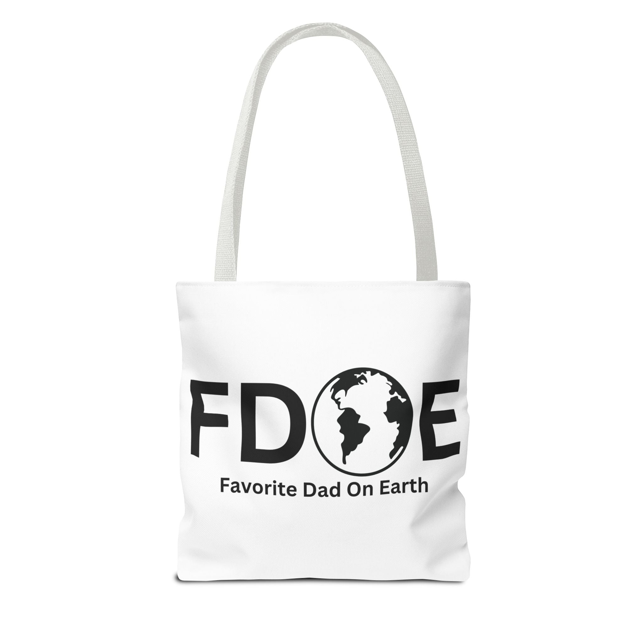 Favorite Dad On Earth (FDOE) Tote Bag- Custom Printed Stylish and Functional Tote