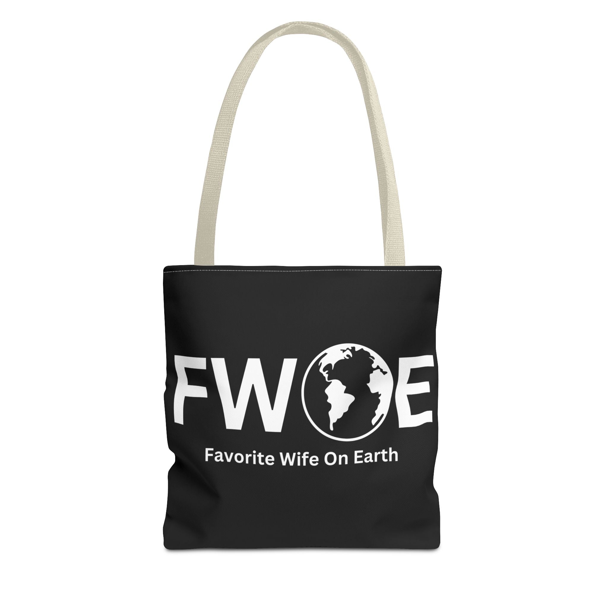 Favorite Wife On Earth (FWOE) Tote Bag - Custom Printed Stylish and Functional Tote