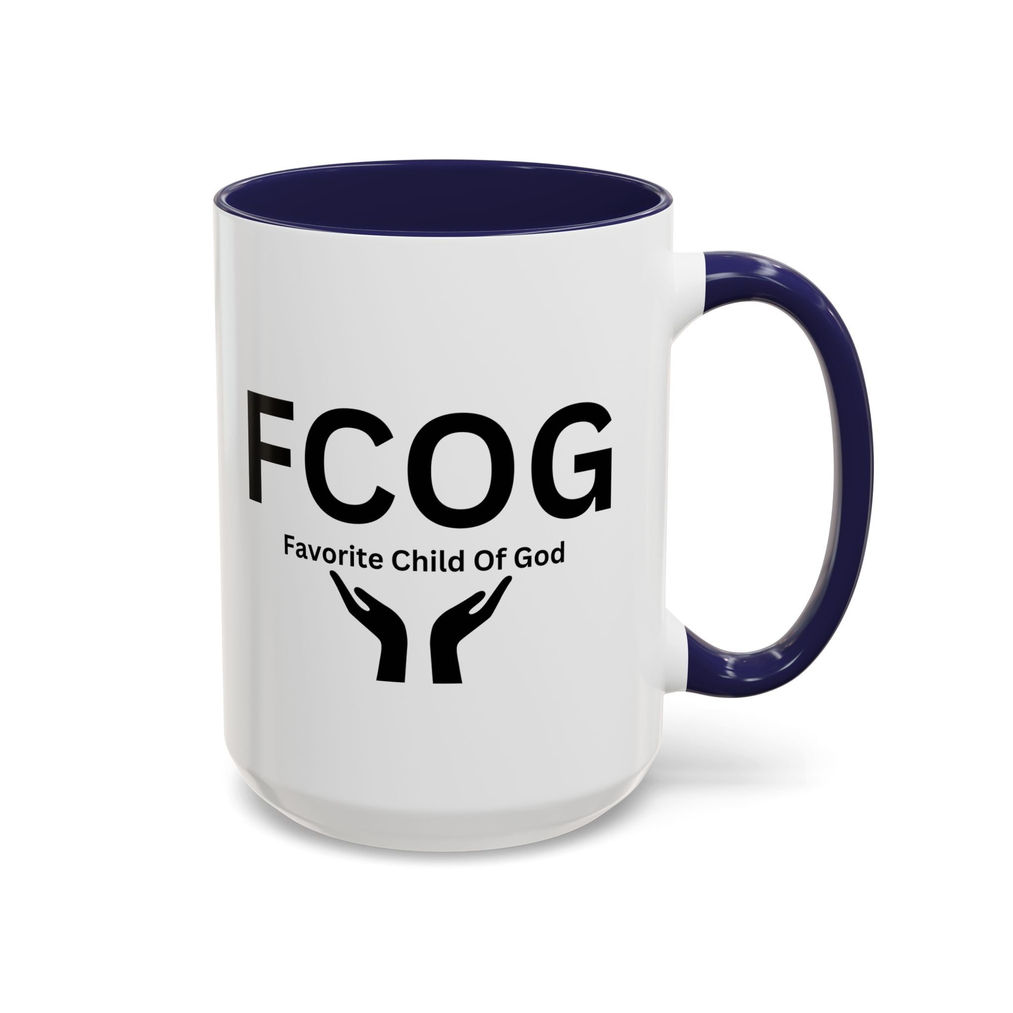 Favorite Child of God (FCOG) Accent Coffee Mug (11, 15oz)