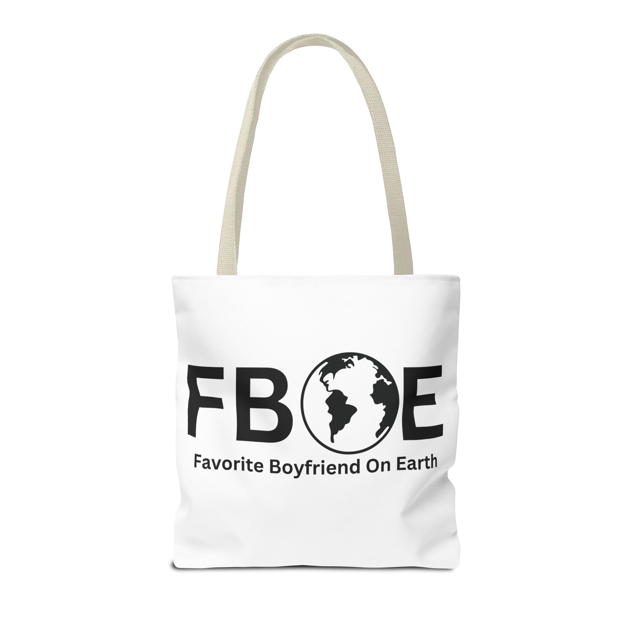 Favorite Boyfriend On Earth (FBOE) Tote Bag - Custom Printed Stylish and Functional Tote