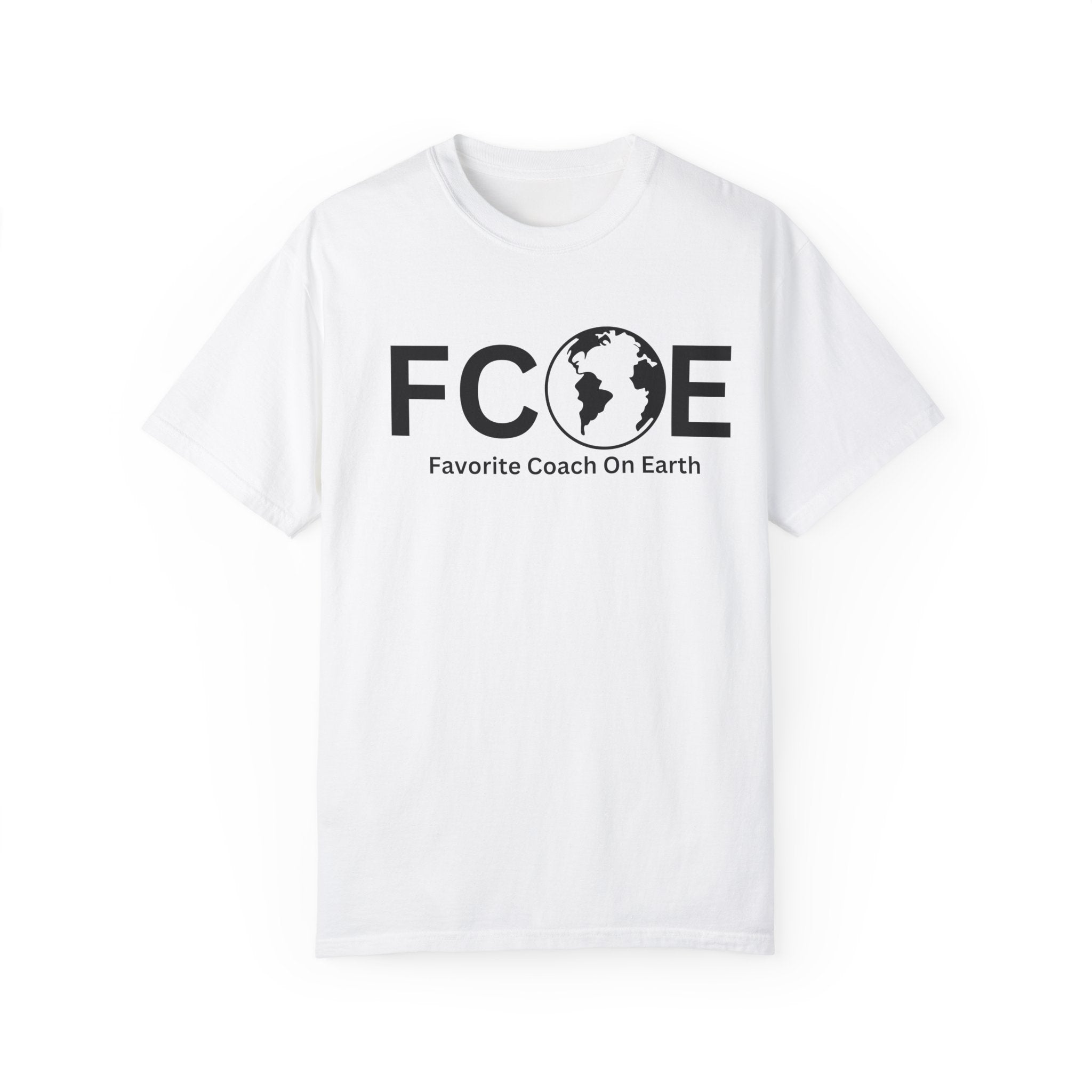 Favorite Coach On Earth (FCOE) - Comfort Colors 1717 Garment-Dyed T-Shirt