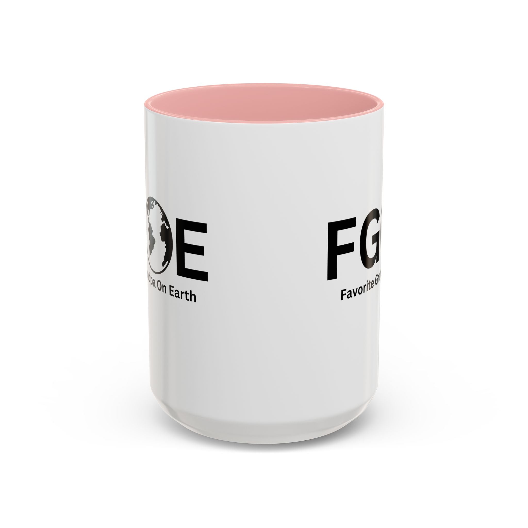 Favorite Grandpa On Earth (FGOE) Accent Coffee Mug (11oz, 15oz)