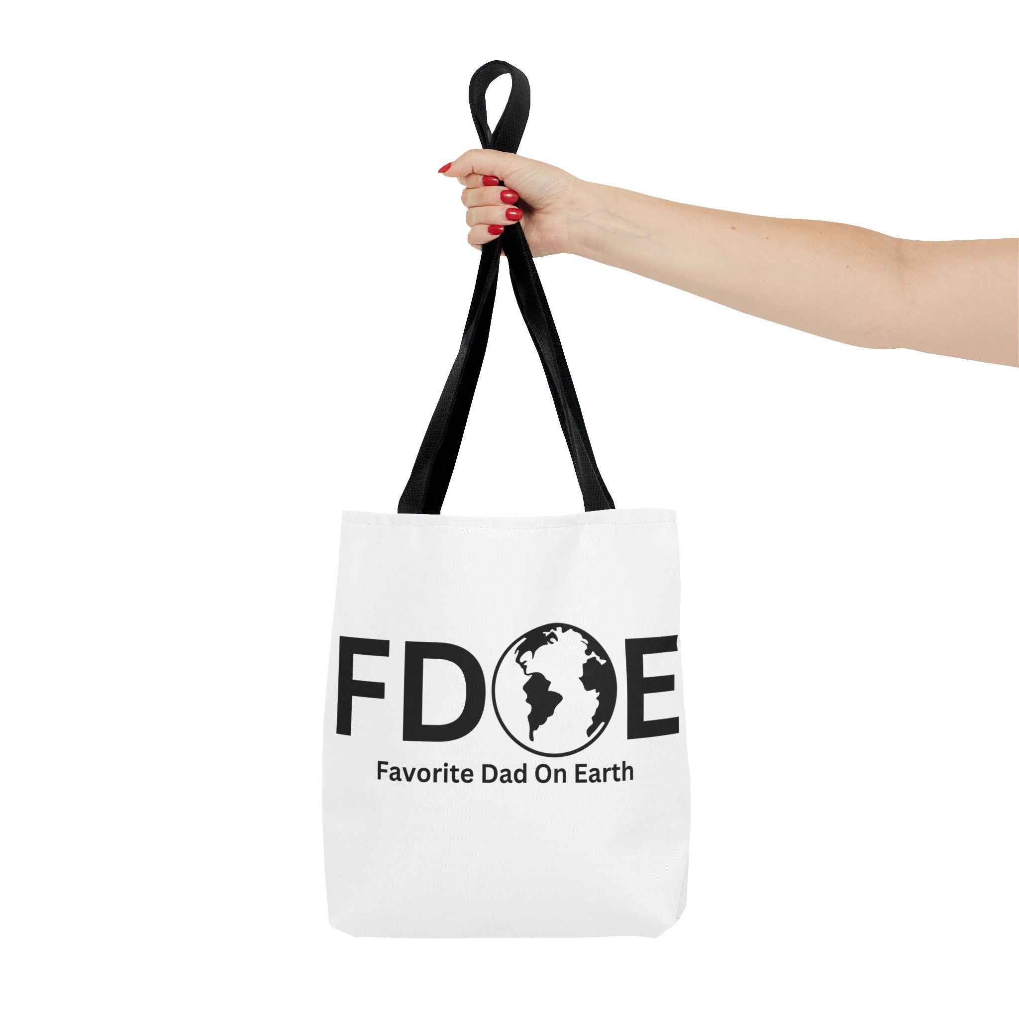 Favorite Dad On Earth (FDOE) Tote Bag- Custom Printed Stylish and Functional Tote