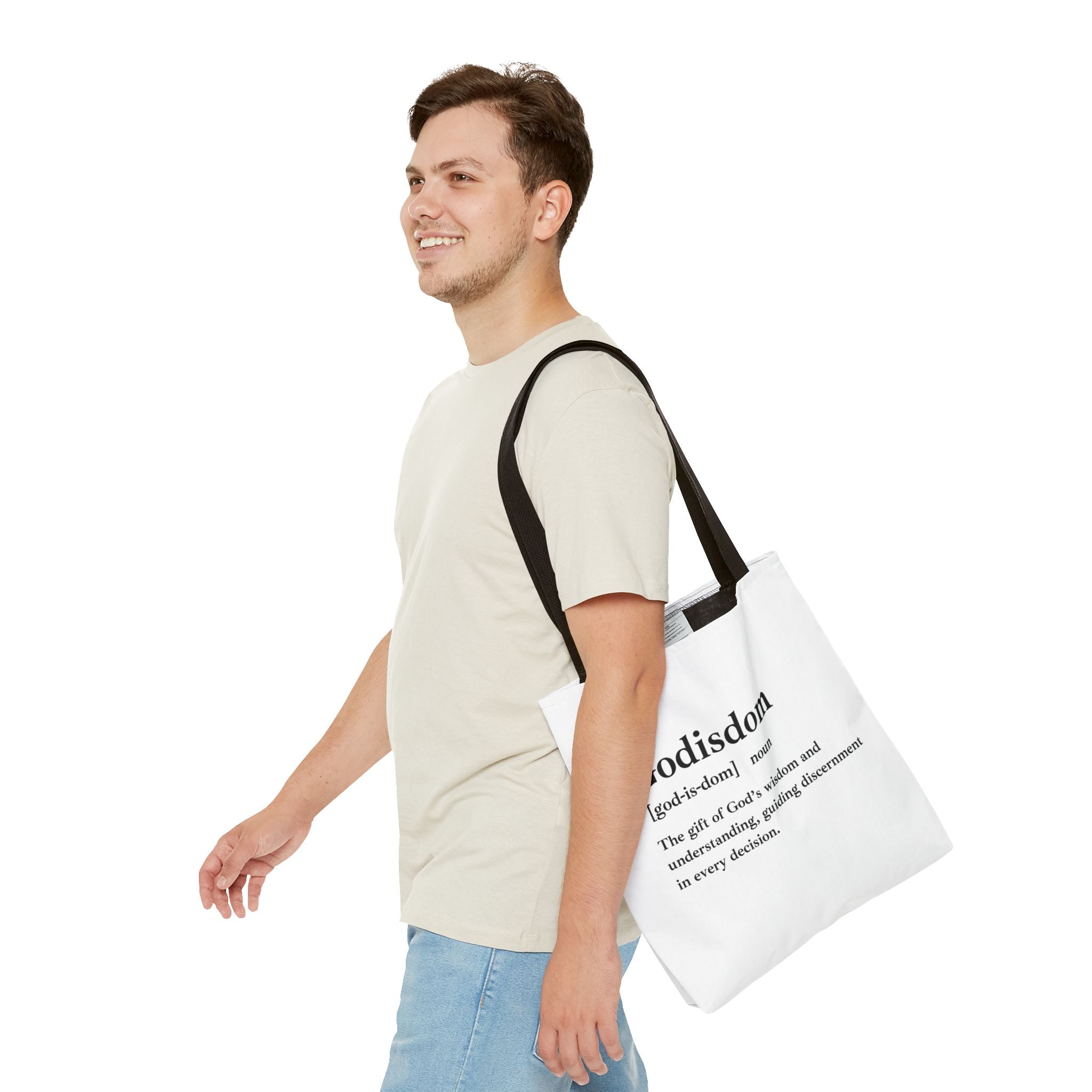 Godisdom Tote Bag - Custom Printed Stylish and Functional Tote