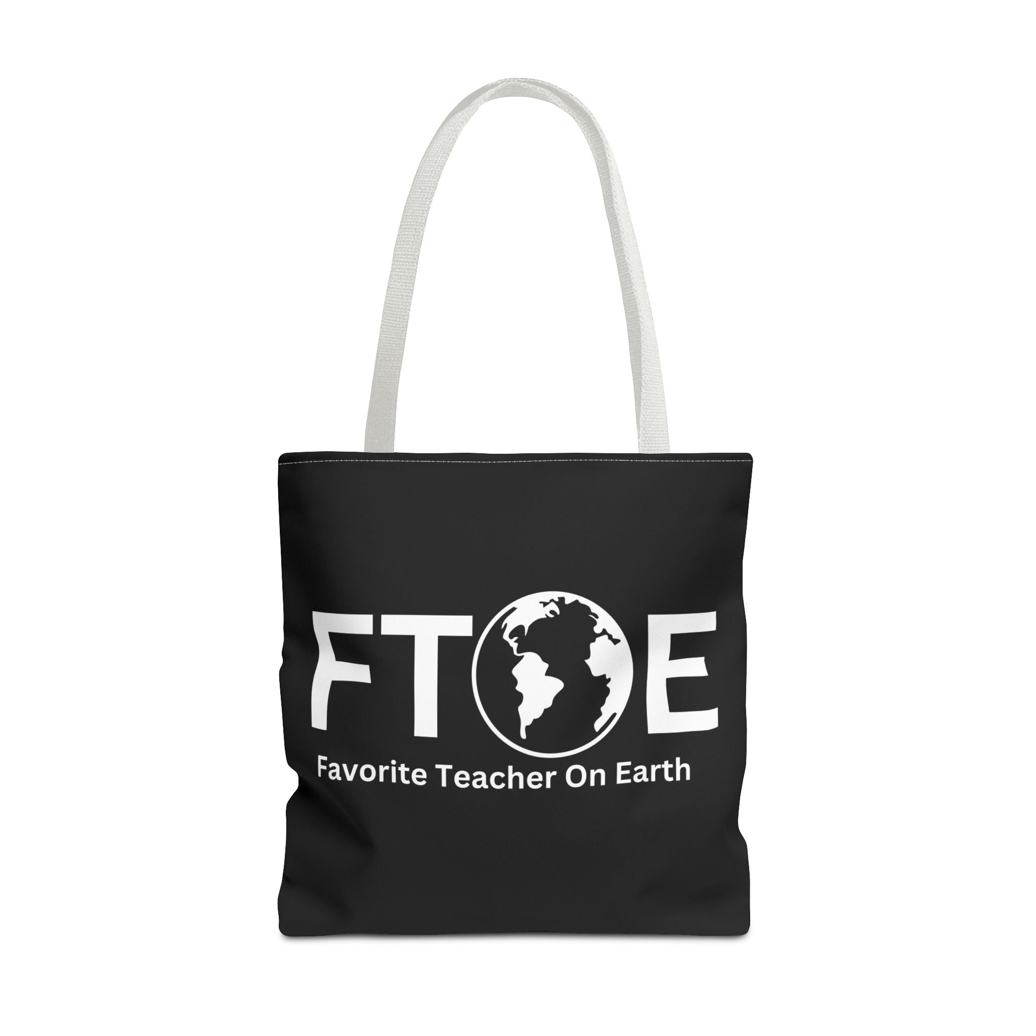 Favorite Teacher On Earth (FTOE) Tote Bag - Custom Printed Stylish and Functional Tote
