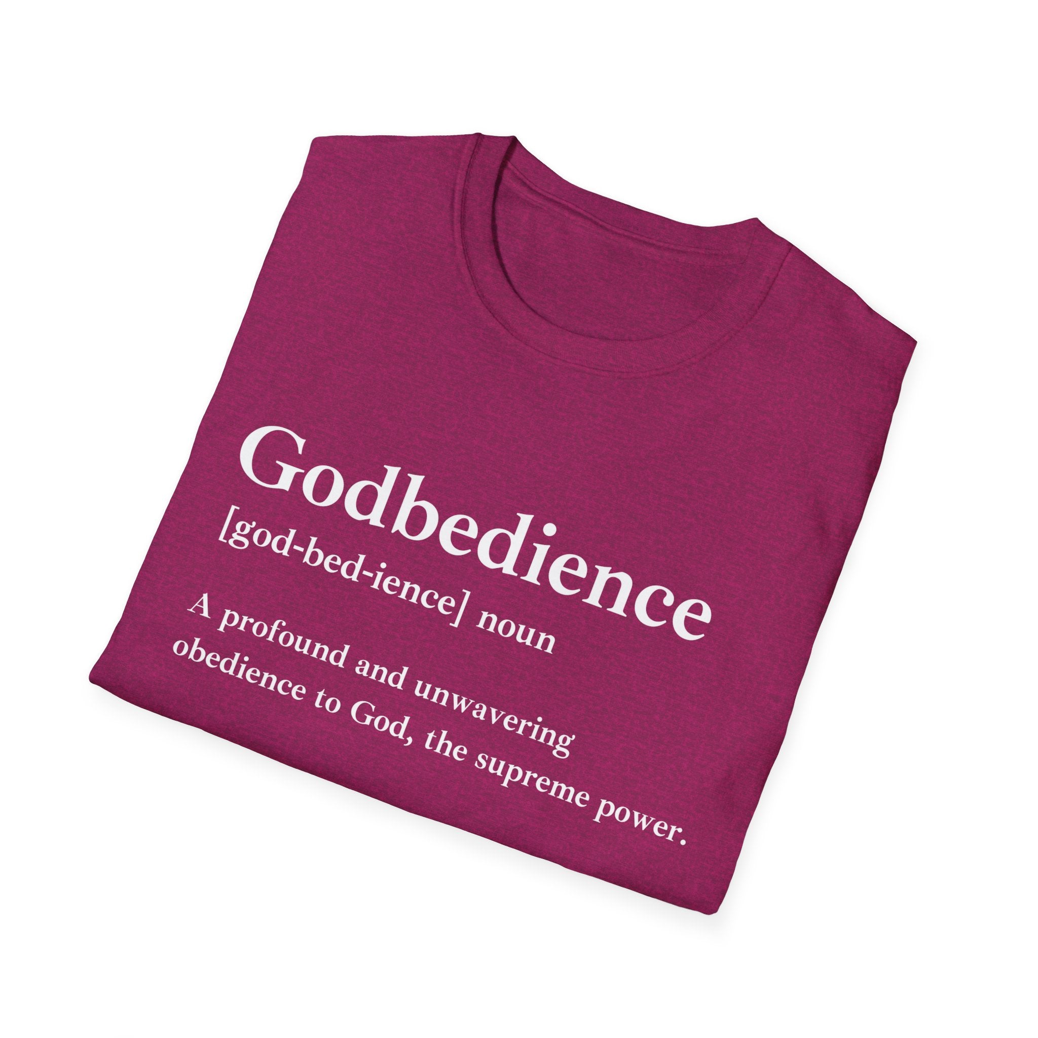 Godbedience Unisex Softstyle T-Shirt