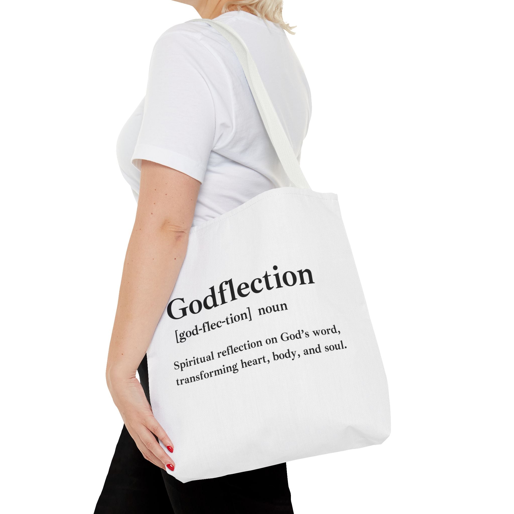 Godflection Tote Bag - Custom Printed Stylish and Functional Tote