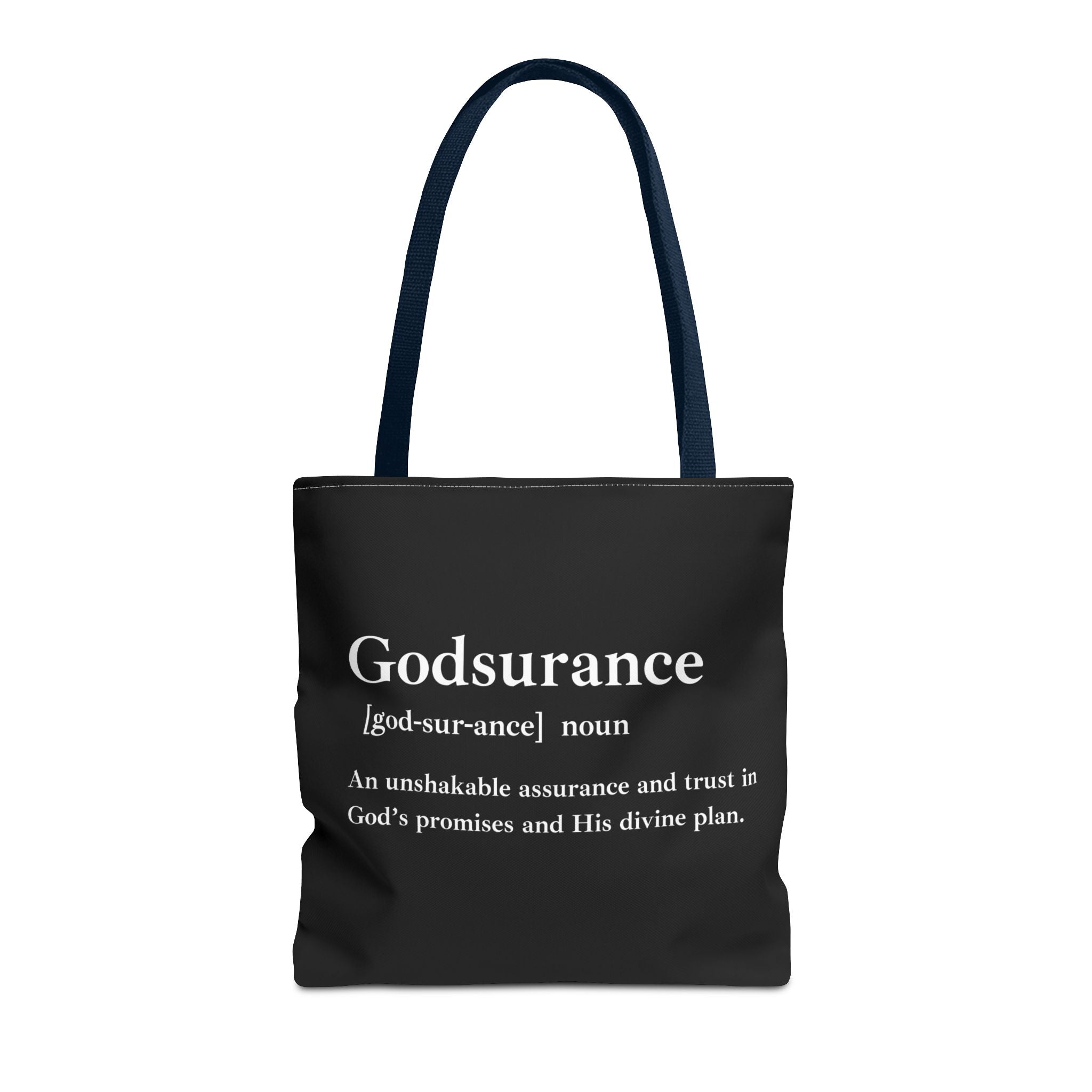 Godsurance Tote Bag - Custom Printed Stylish and Functional Tote
