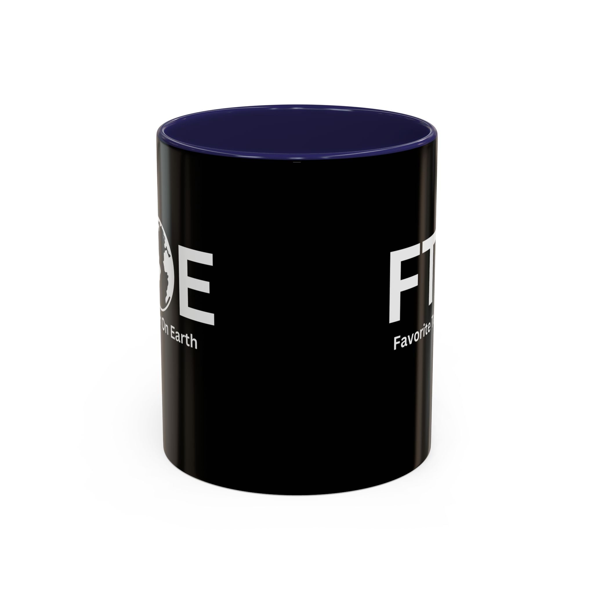 Favorite Teacher On Earth (FTOE) Accent Coffee Mug (11oz, 15oz)