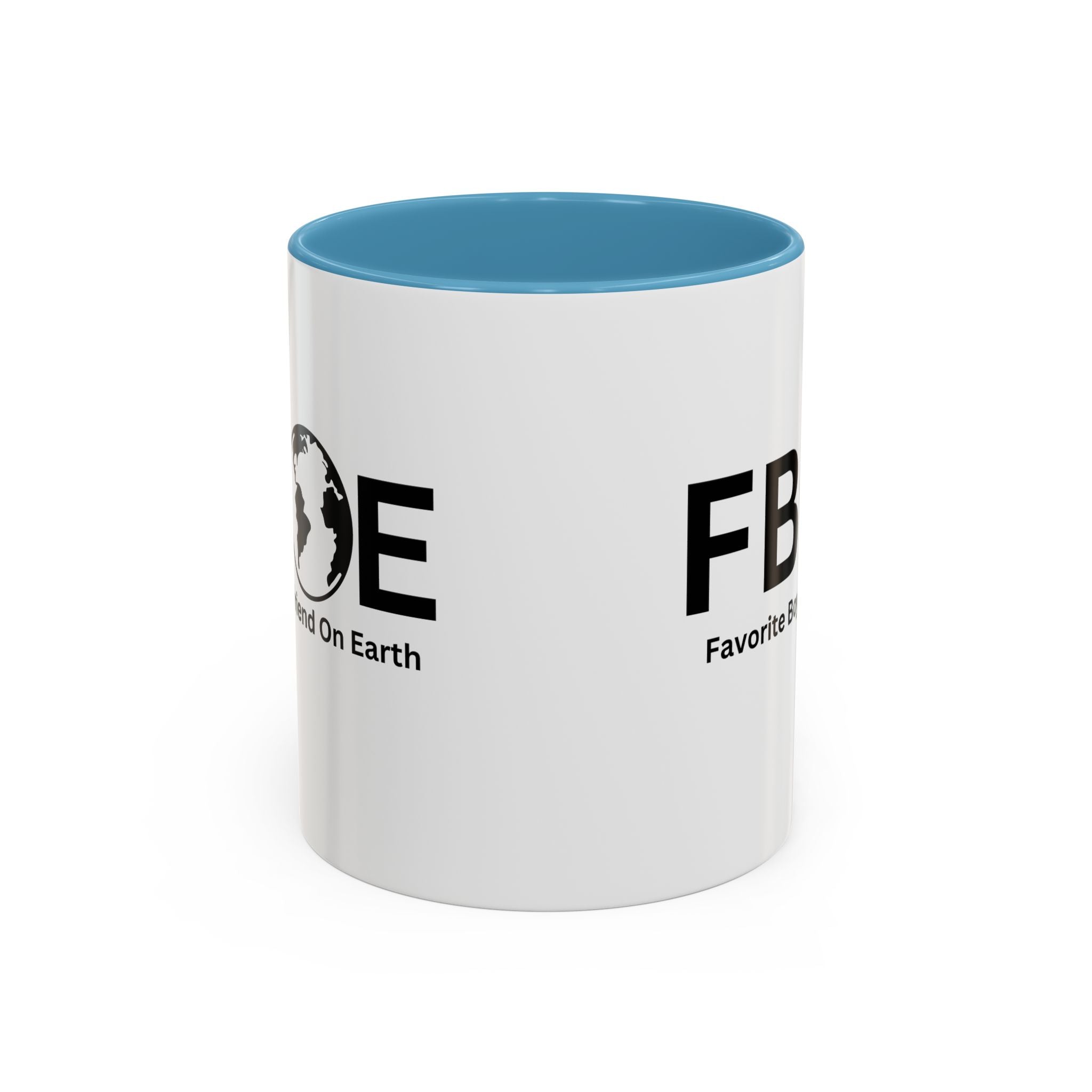 Favorite Boyfriend On Earth (FBOE) Accent Coffee Mug (11oz, 15oz)
