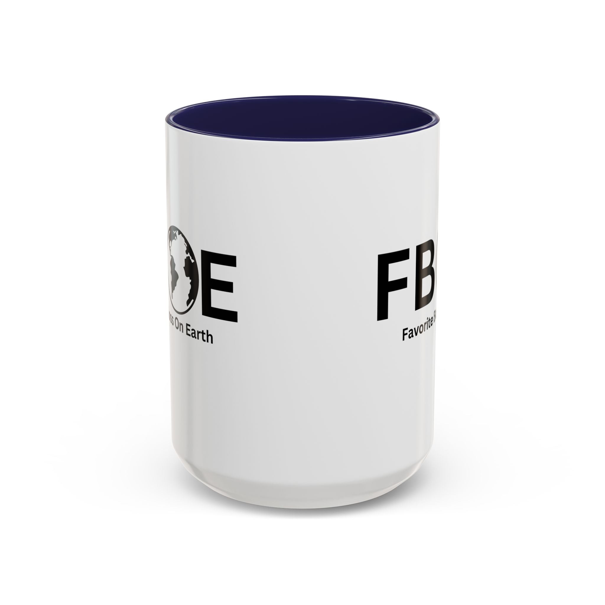 Favorite Boss On Earth (FBOE) Accent Coffee Mug (11oz, 15oz)