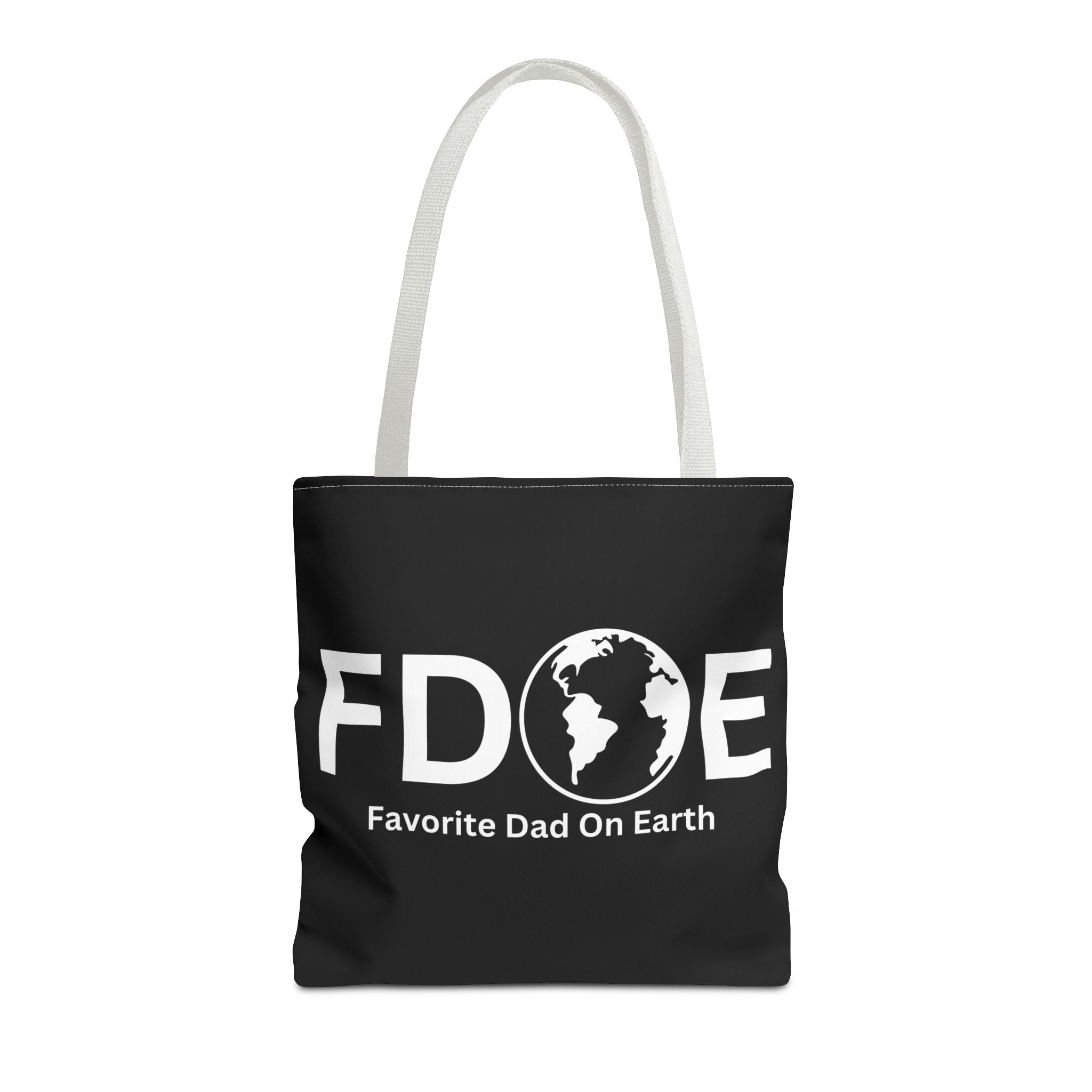 Favorite Dad On Earth (FDOE) Tote Bag- Custom Printed Stylish and Functional Tote