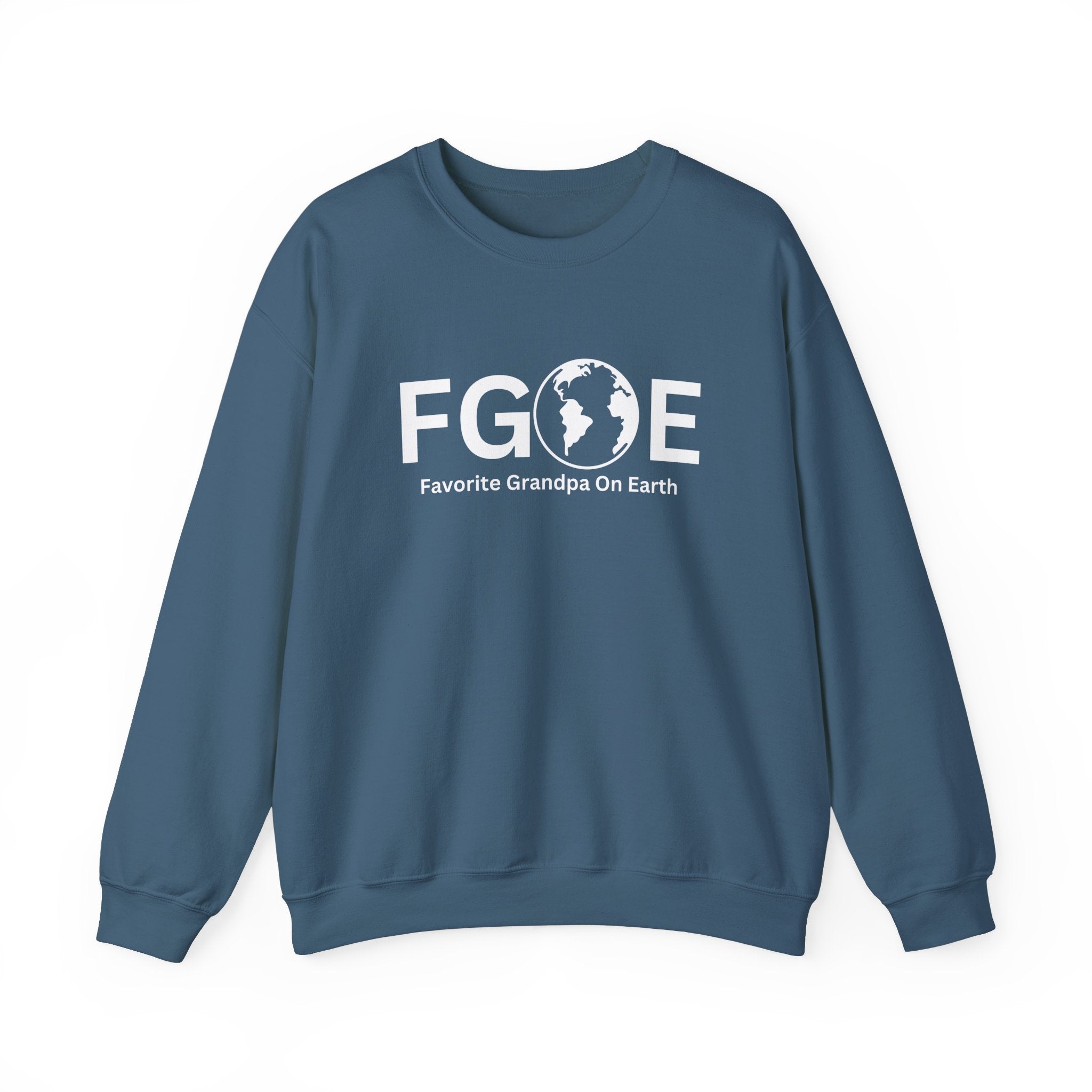 Favorite Grandpa On Earth Crewneck Sweatshirt - (FGOE) Unisex Heavy Blend