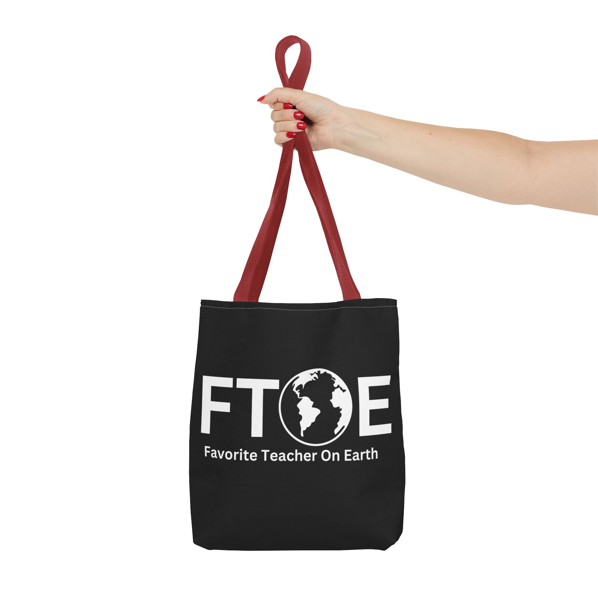 Favorite Teacher On Earth (FTOE) Tote Bag - Custom Printed Stylish and Functional Tote