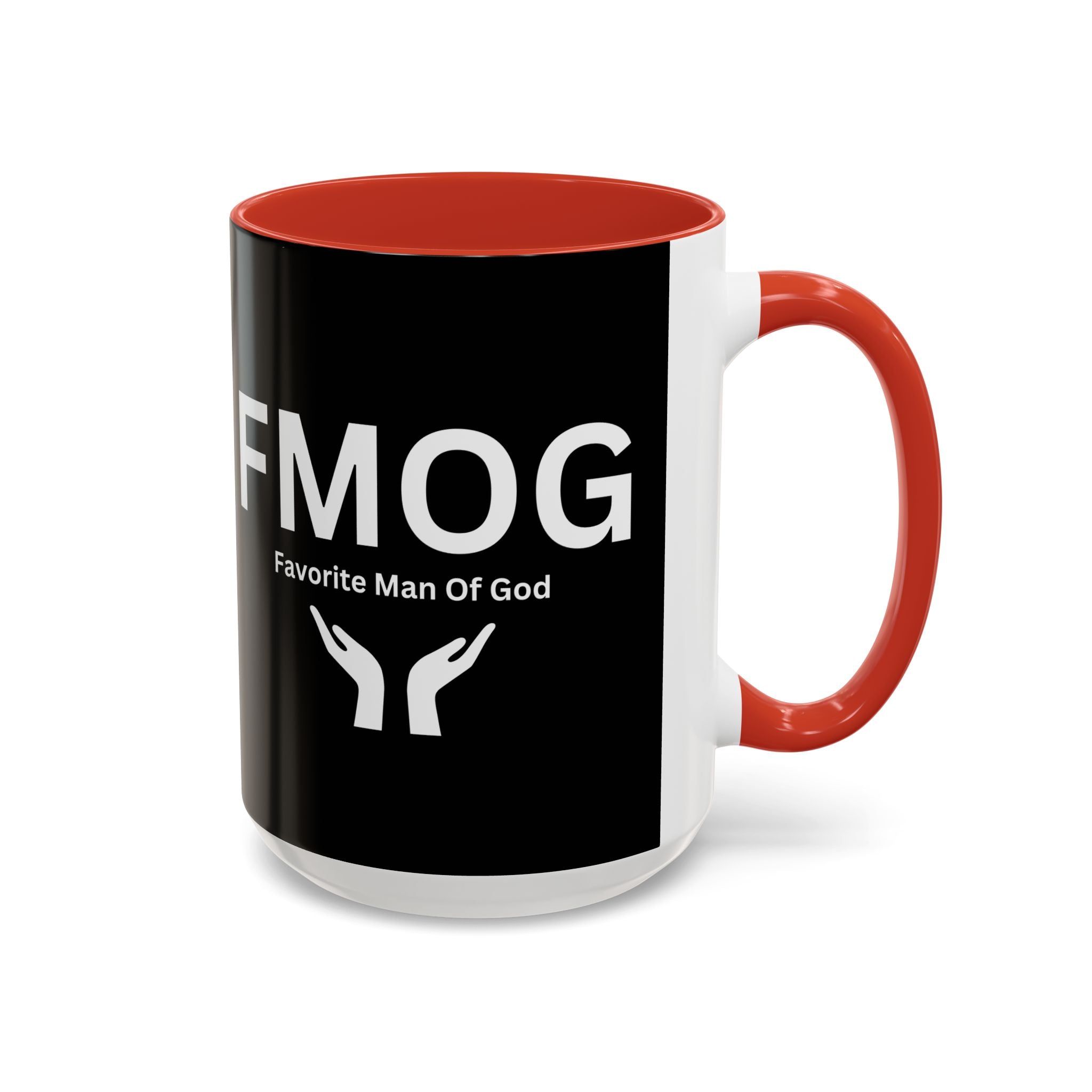 Favorite Man of God (FMOG) Accent Coffee Mug (11, 15oz)