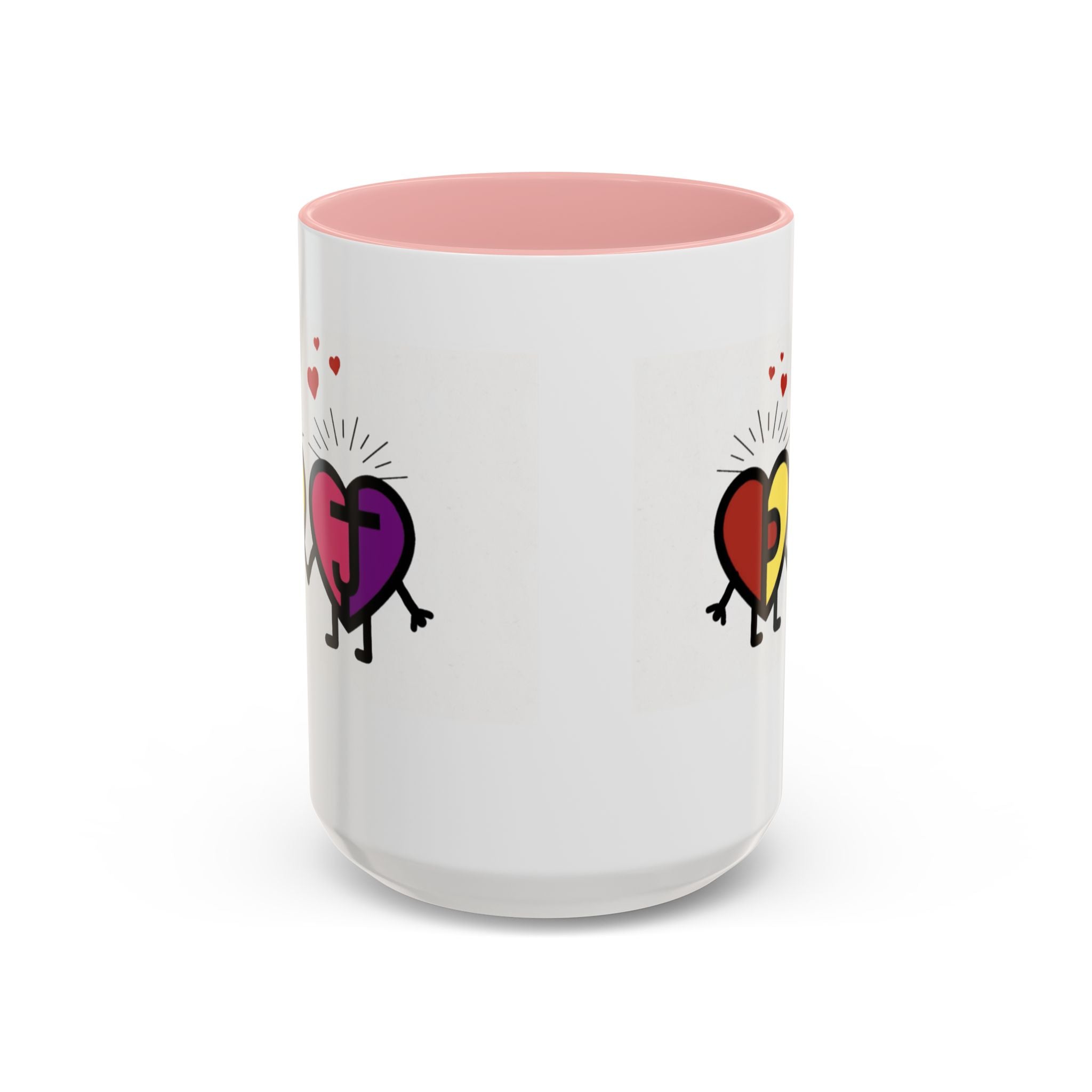 PJ & Joy Passionoy Mascots Accent Coffee Mug (11, 15oz)