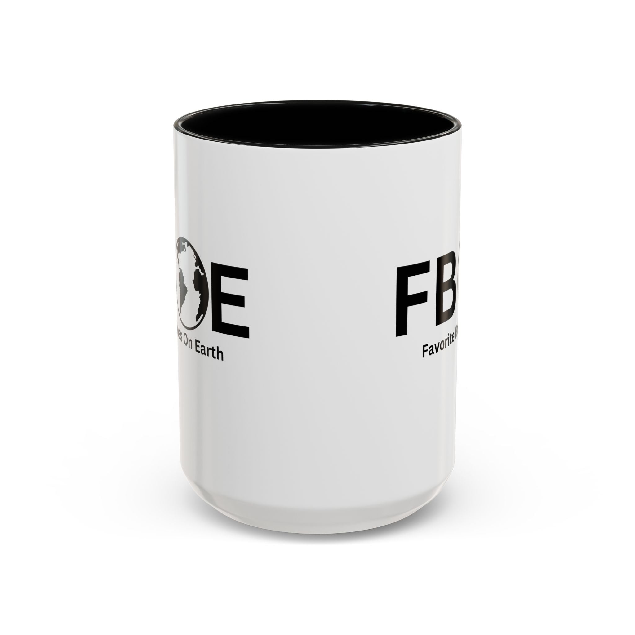 Favorite Boss On Earth (FBOE) Accent Coffee Mug (11oz, 15oz)