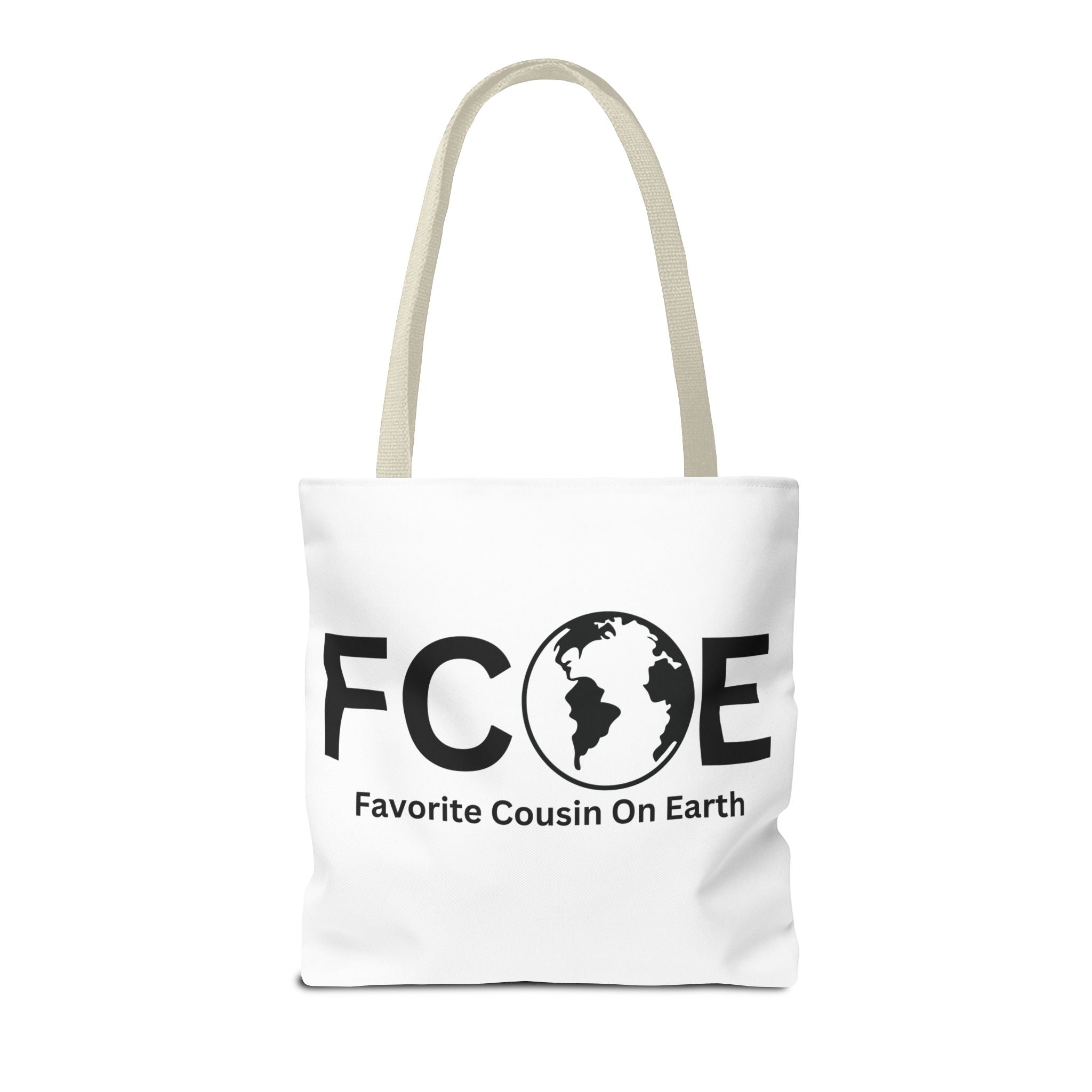 Favorite Cousin On Earth (FCOE) Tote Bag - Custom Printed Stylish and Functional Tote