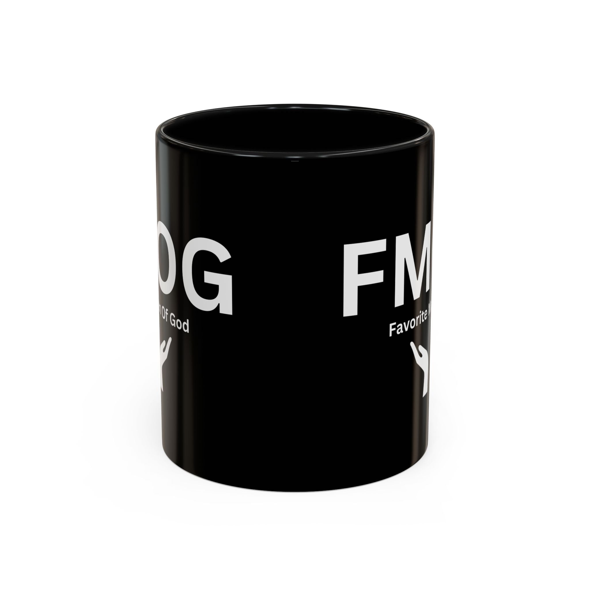Favorite Man of God (FMOG) Accent Coffee Mug (11, 15oz)