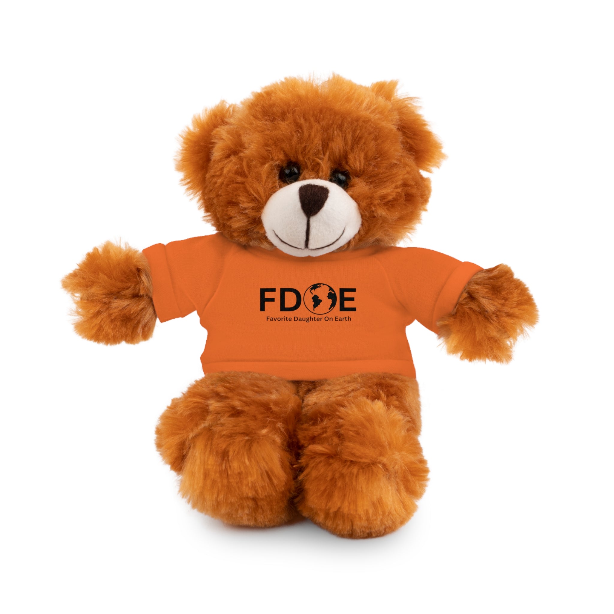 Favorite Daughter on Earth Stuffed Animal – Customizable T-Shirt & Animal