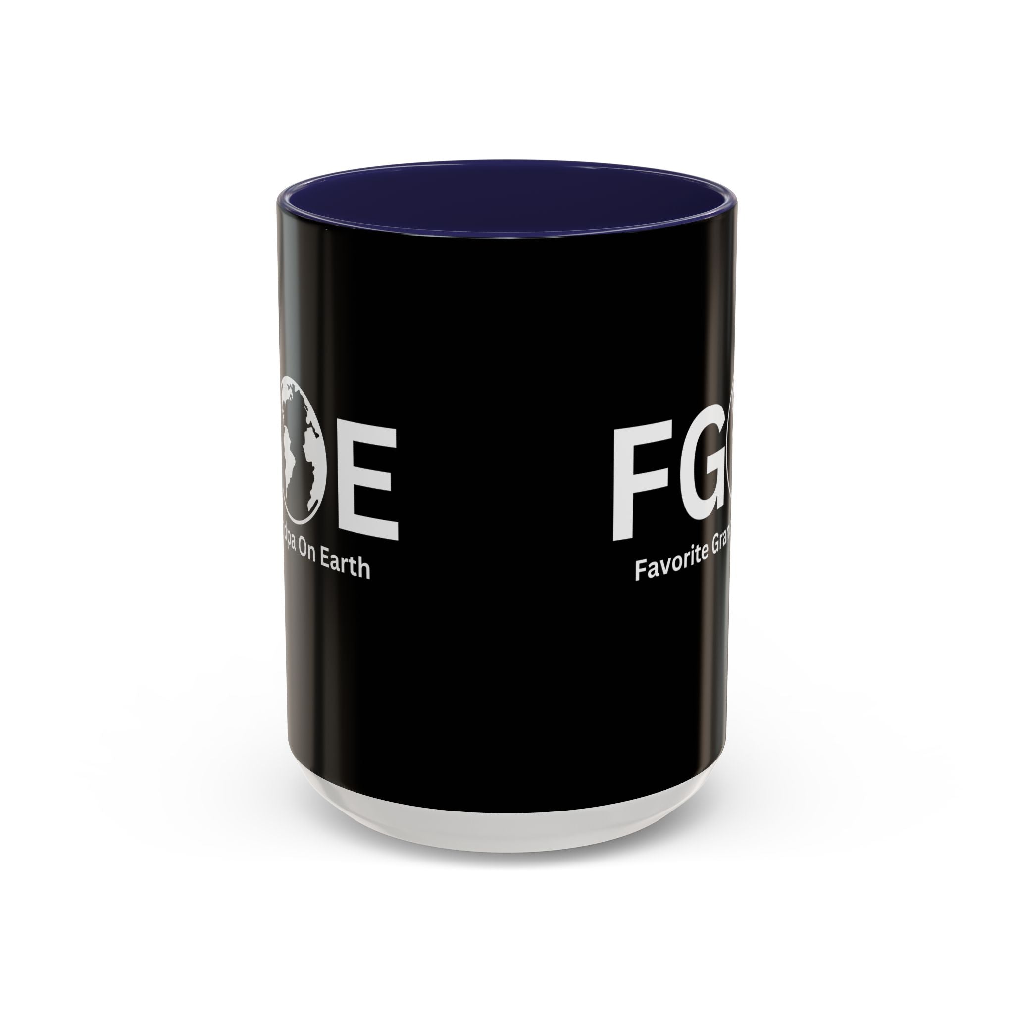 Favorite Grandpa On Earth (FGOE) Accent Coffee Mug (11oz, 15oz)