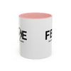 Favorite Boss On Earth (FBOE) Accent Coffee Mug (11oz, 15oz)