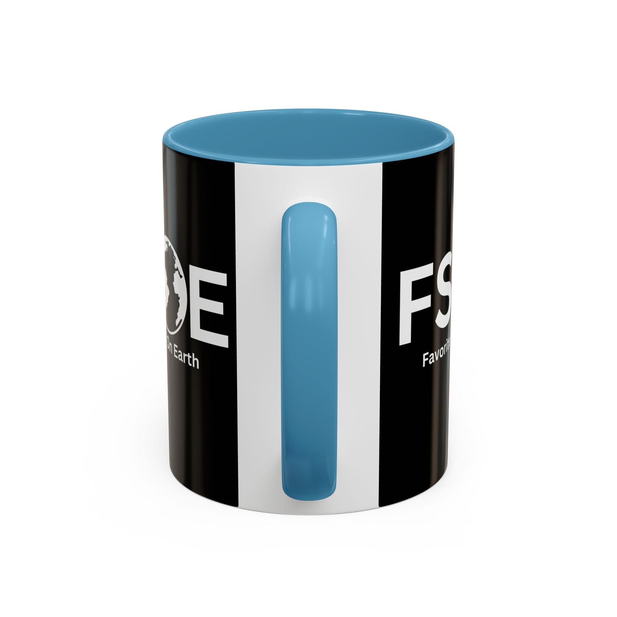 Favorite Son On Earth (FSOE) Accent Coffee Mug (11oz, 15oz)