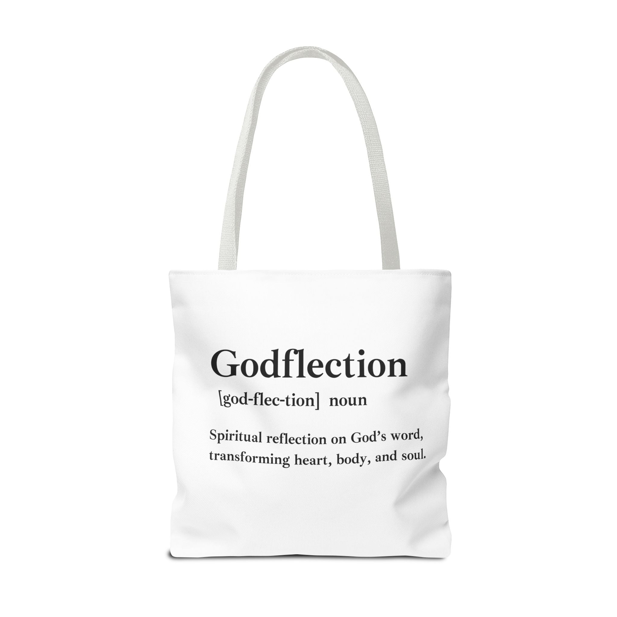 Godflection Tote Bag - Custom Printed Stylish and Functional Tote