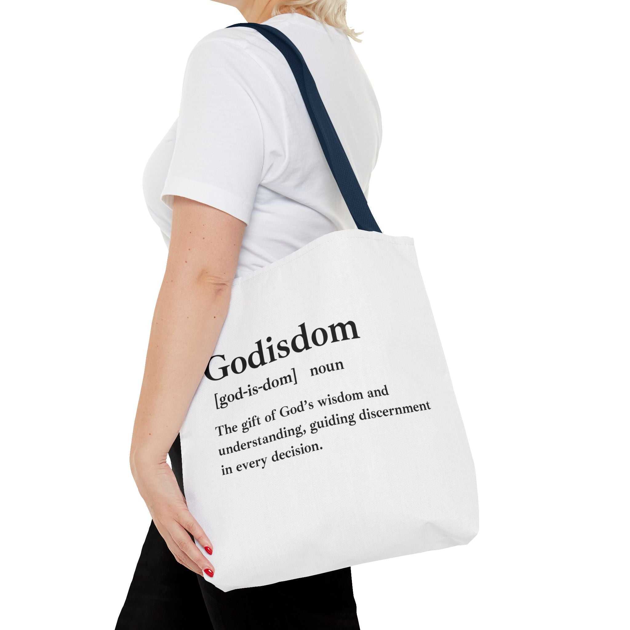 Godisdom Tote Bag - Custom Printed Stylish and Functional Tote