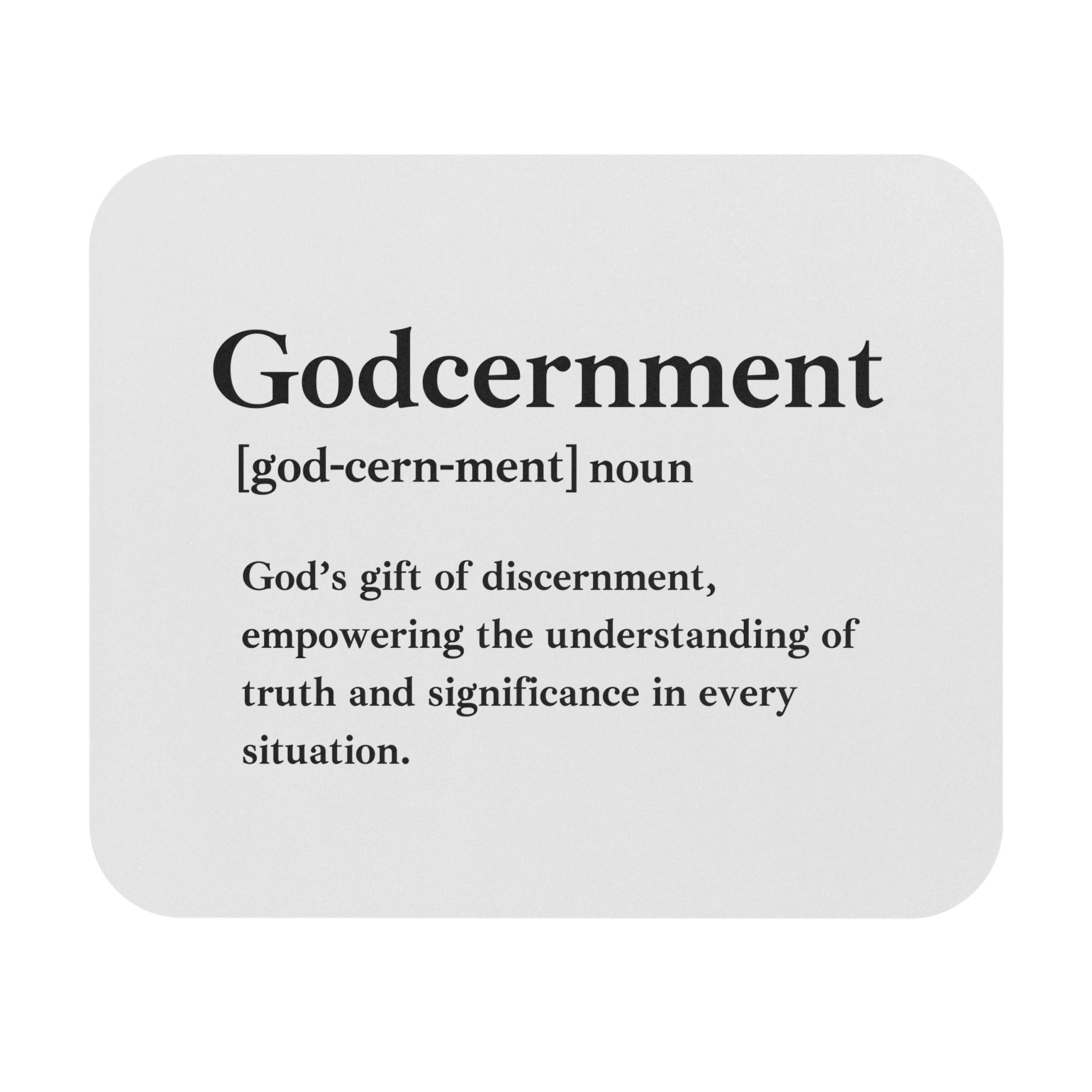 Godcernment Mouse Pad - Custom Personalized Gaming and Office Mouse Pad
