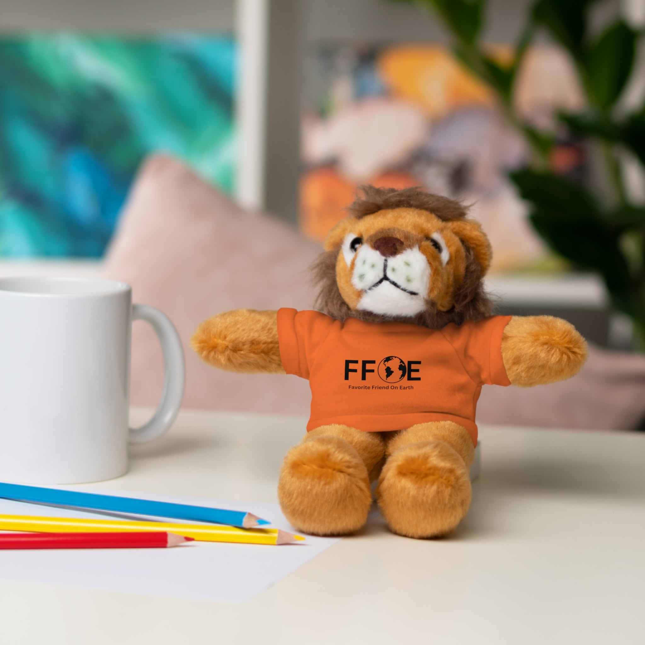 Stuffed Animal Gift – Favorite Friend on Earth (FFOE)– Customizable T-Shirt & Animal