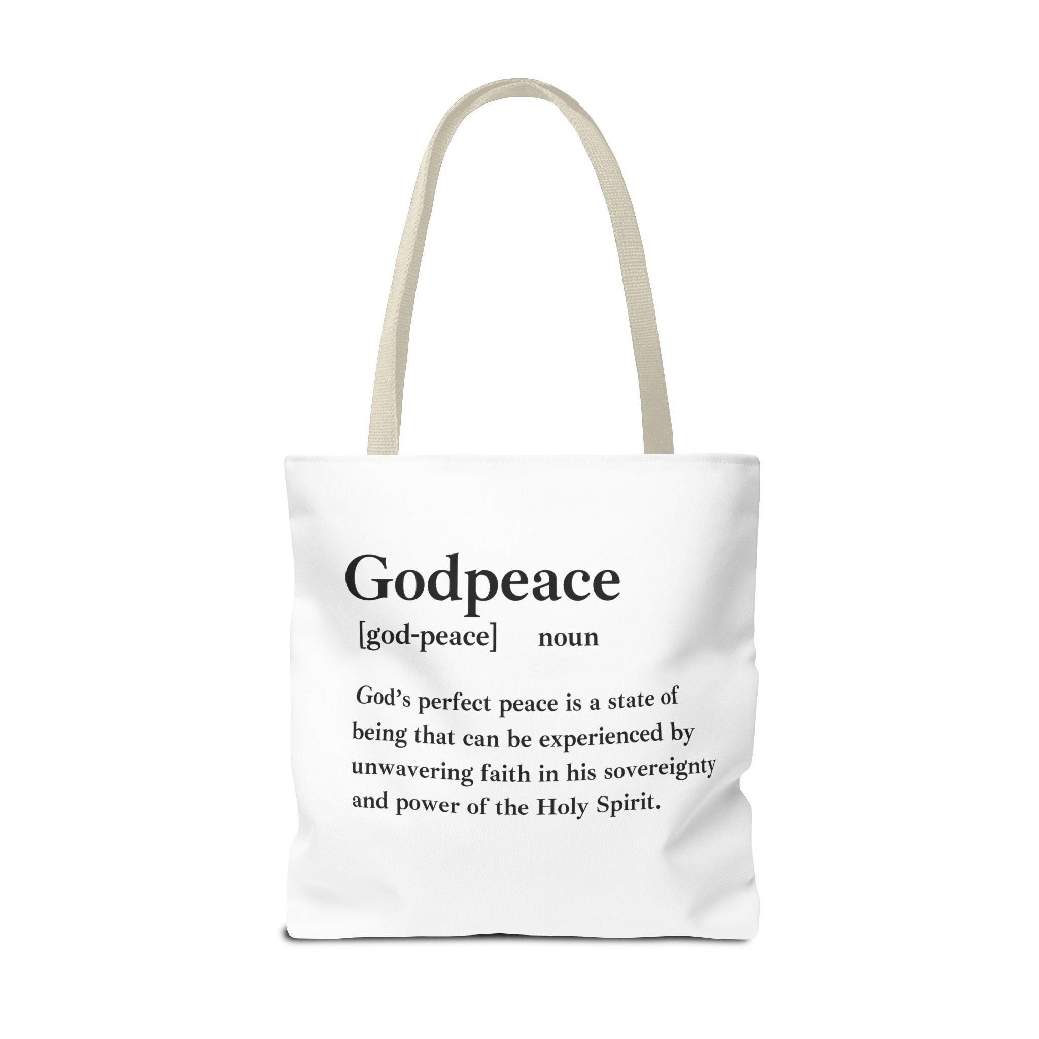 Godpeace Tote Bag - Custom Printed Stylish and Functional Tote