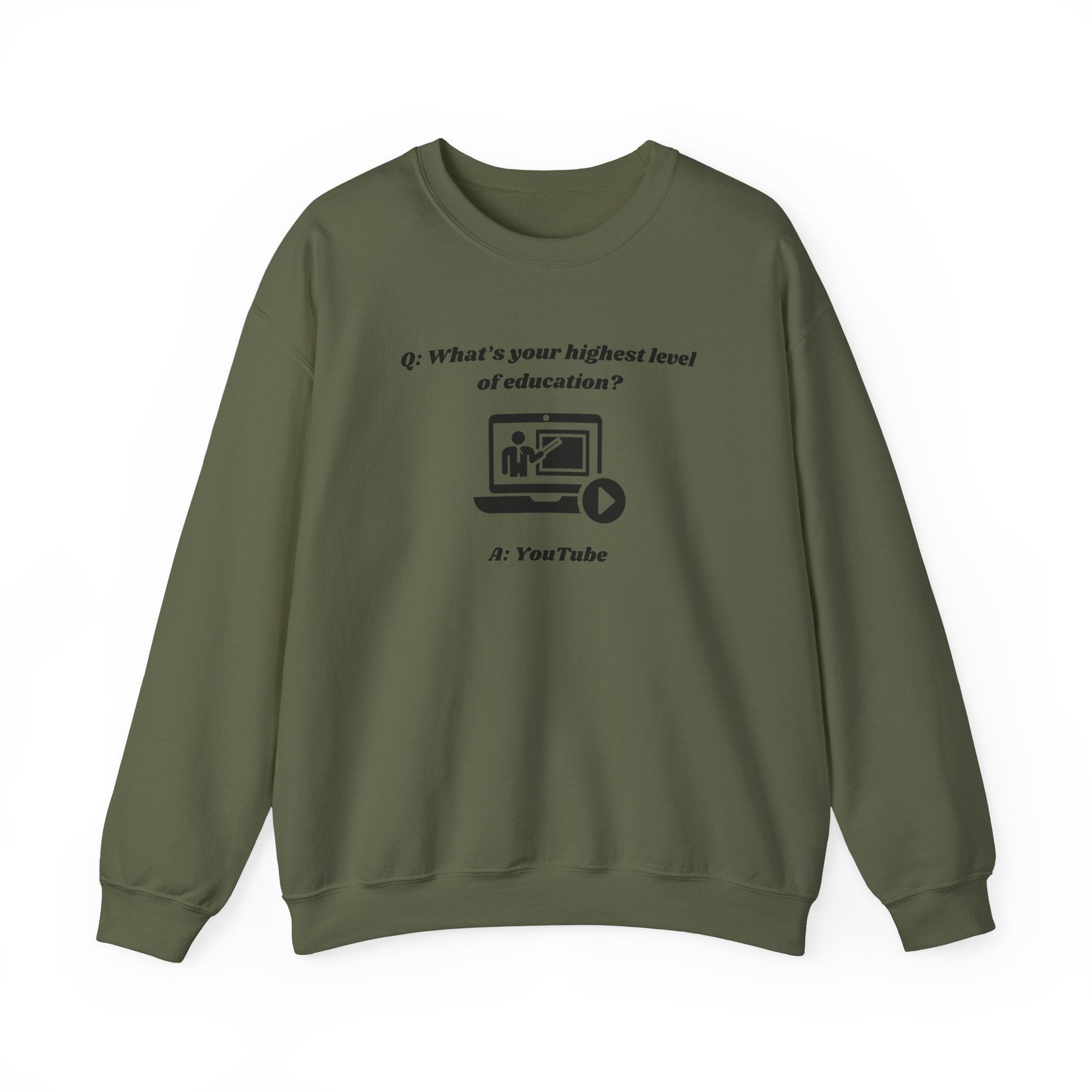 What's your highest level of education? YouTube - Unisex Sweatshirt