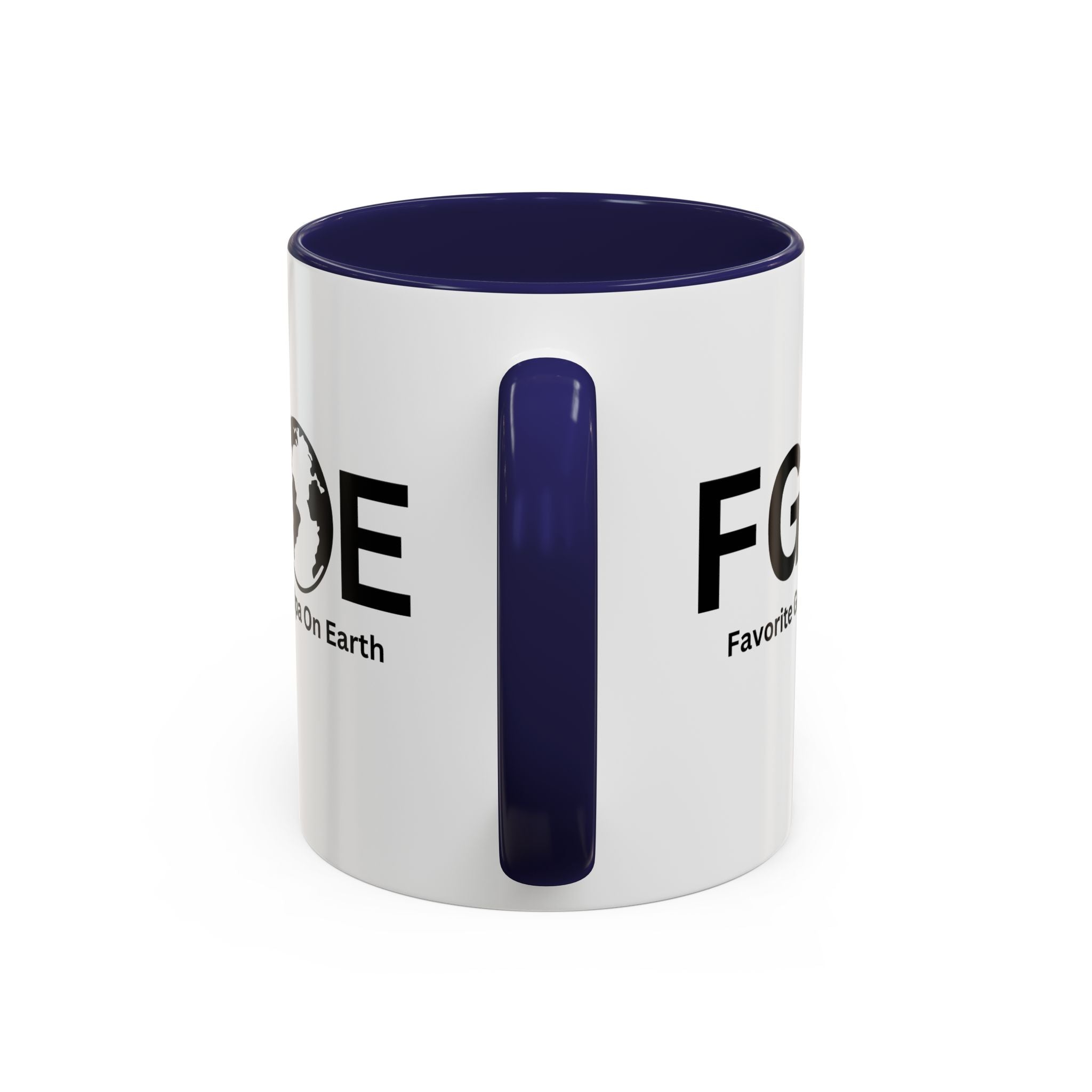 Favorite Grandpa On Earth (FGOE) Accent Coffee Mug (11oz, 15oz)