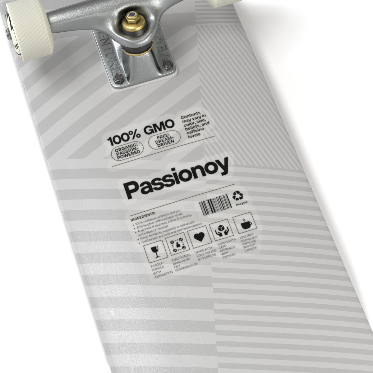 Passionoy Label Kiss-Cut Stickers - Custom Vinyl Stickers for Creative Decor