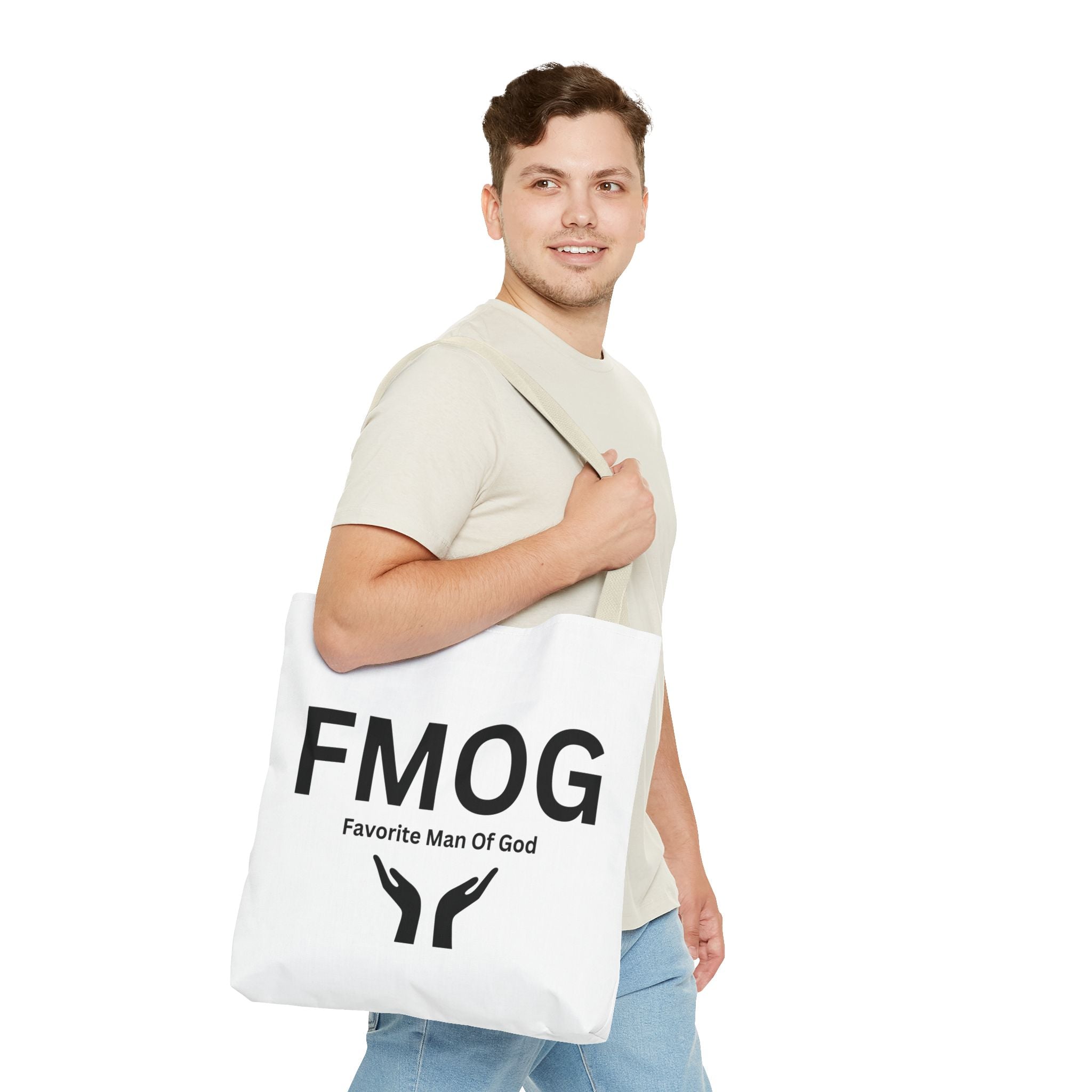 Favorite Man of God Tote Bag (FMOG) Tote Bag - Custom Printed Stylish and Functional Tote