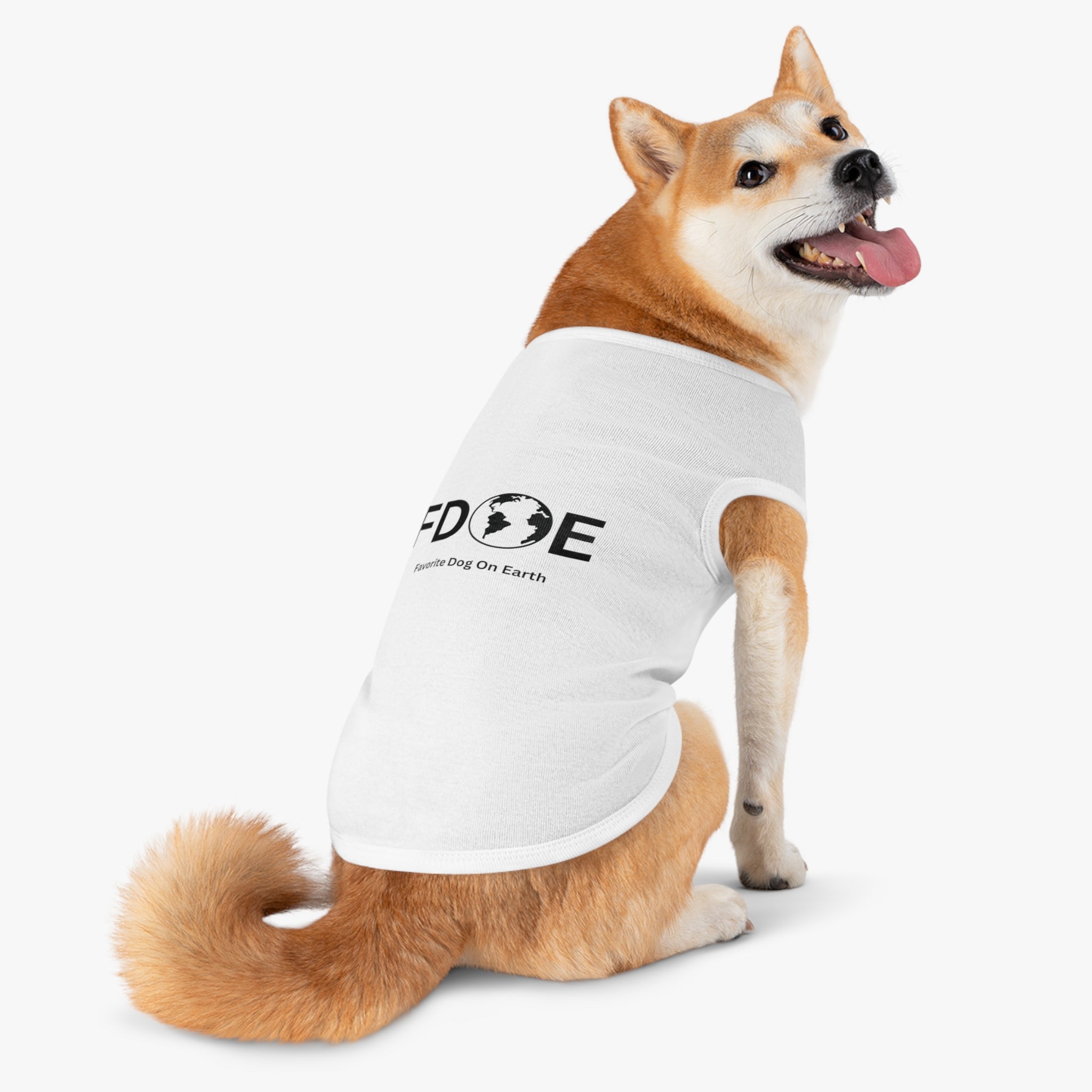 Favorite Dog On Earth (FDOE) - Custom Pet Tank Top