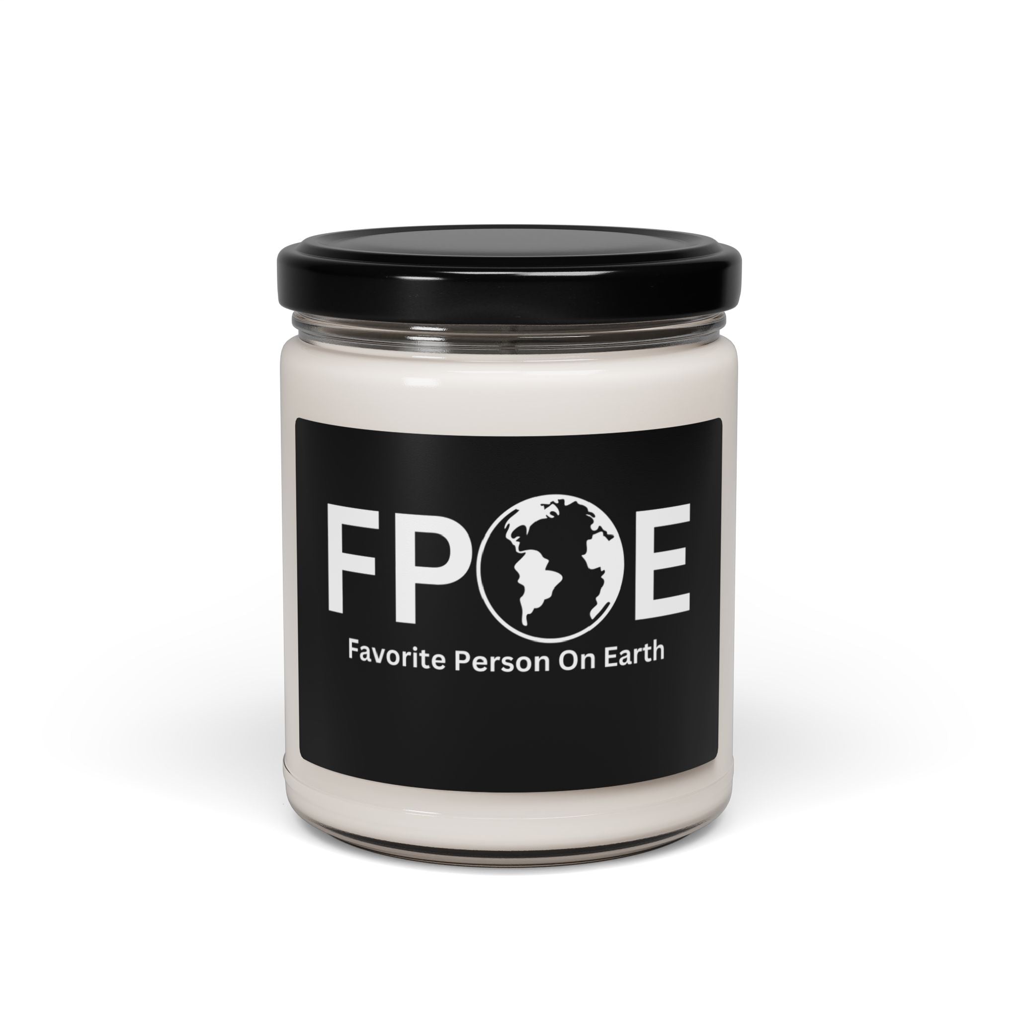 Favorite Person On Earth (FPOE) Scented Soy Candle - 9oz Natural Wax Candle with Custom Label
