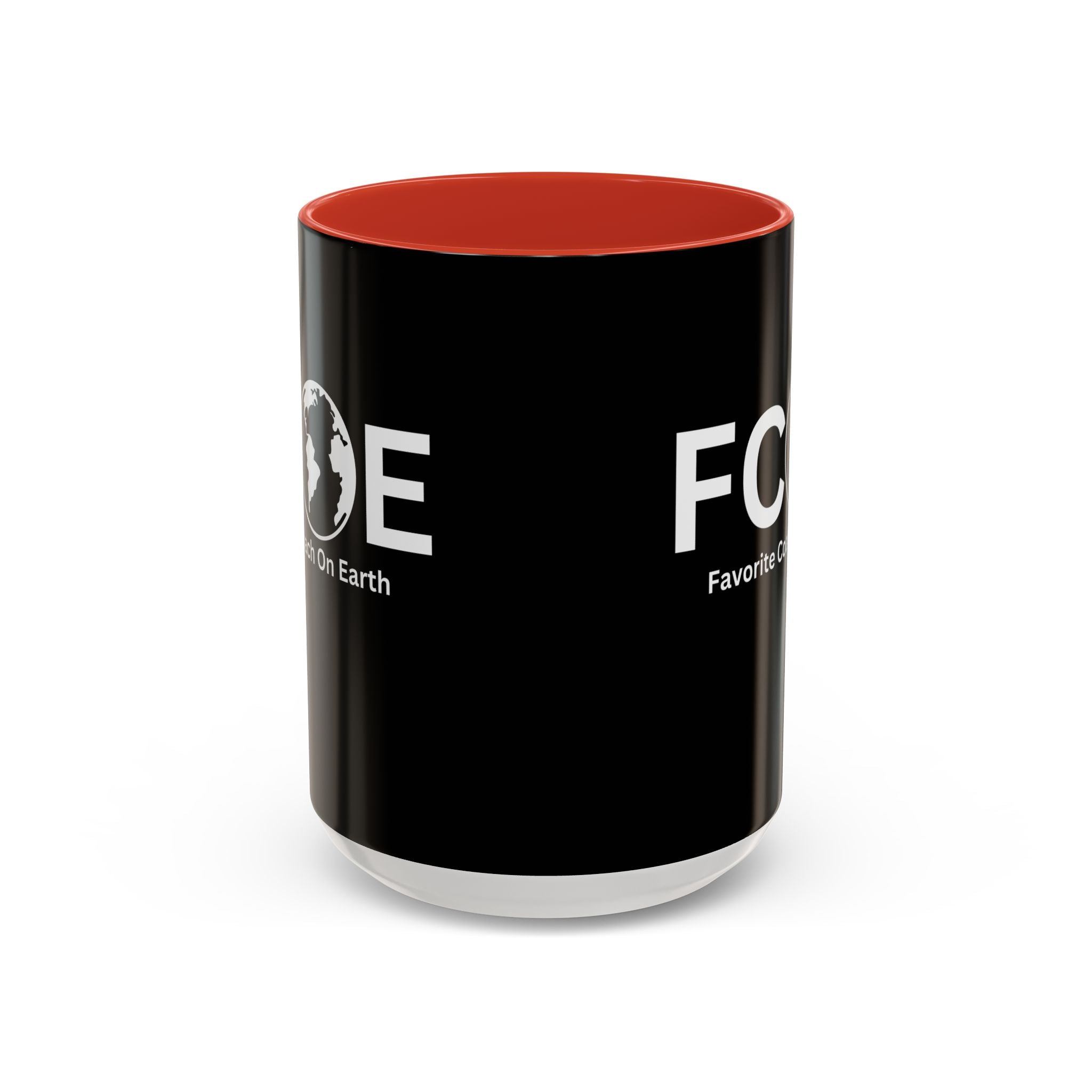Favorite Coach On Earth (FCOE) Accent Coffee Mug (11oz, 15oz)