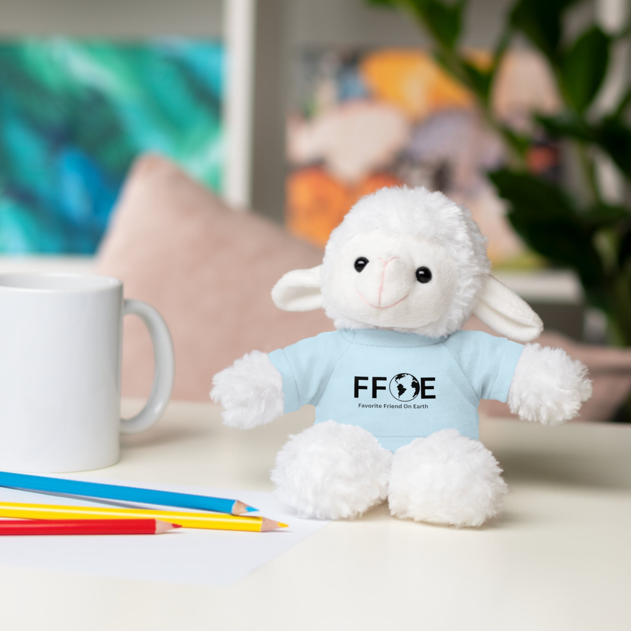 Stuffed Animal Gift – Favorite Friend on Earth (FFOE)– Customizable T-Shirt & Animal
