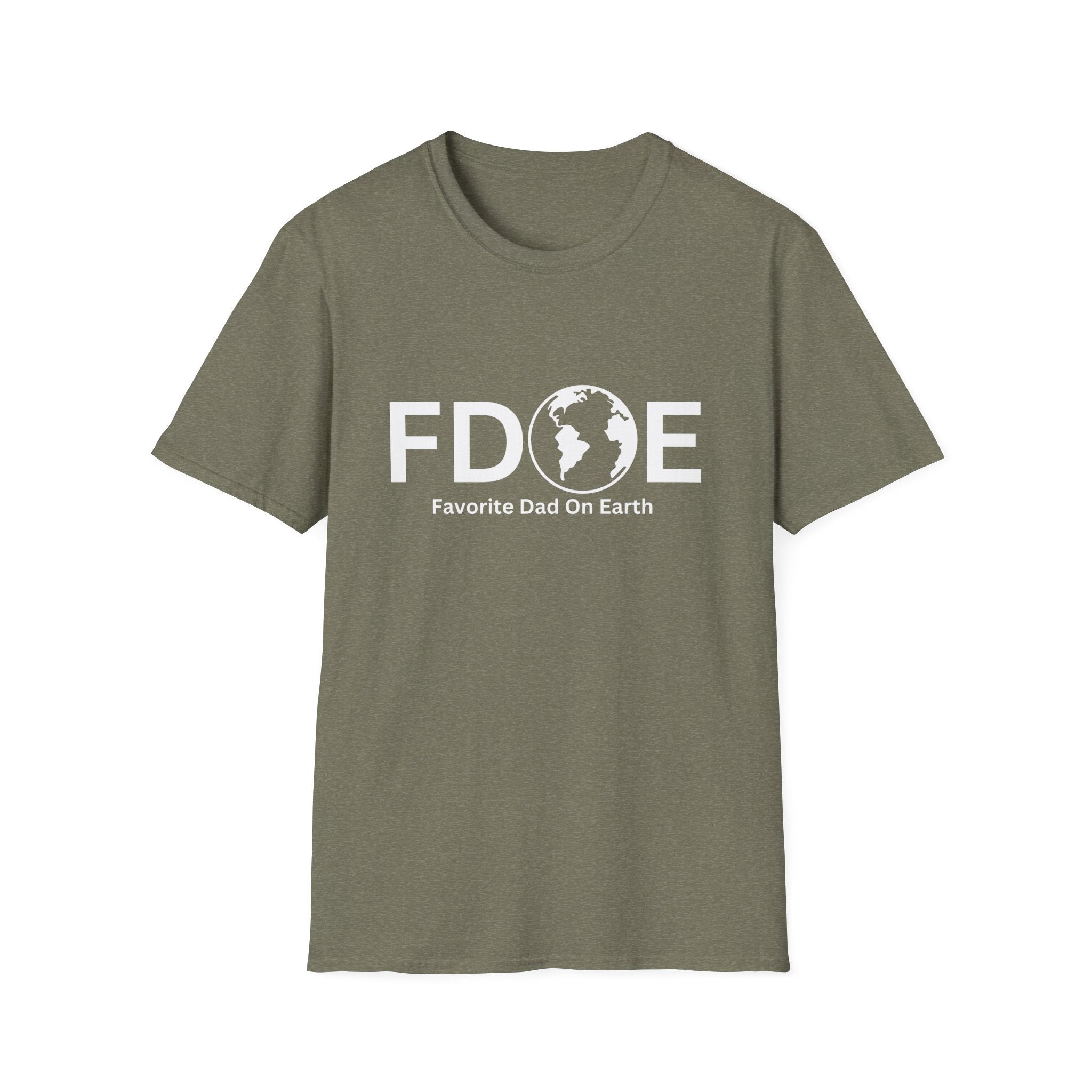 Favorite Dad On Earth (FDOE) - Comfort Colors 1717 Garment-Dyed T-Shirt