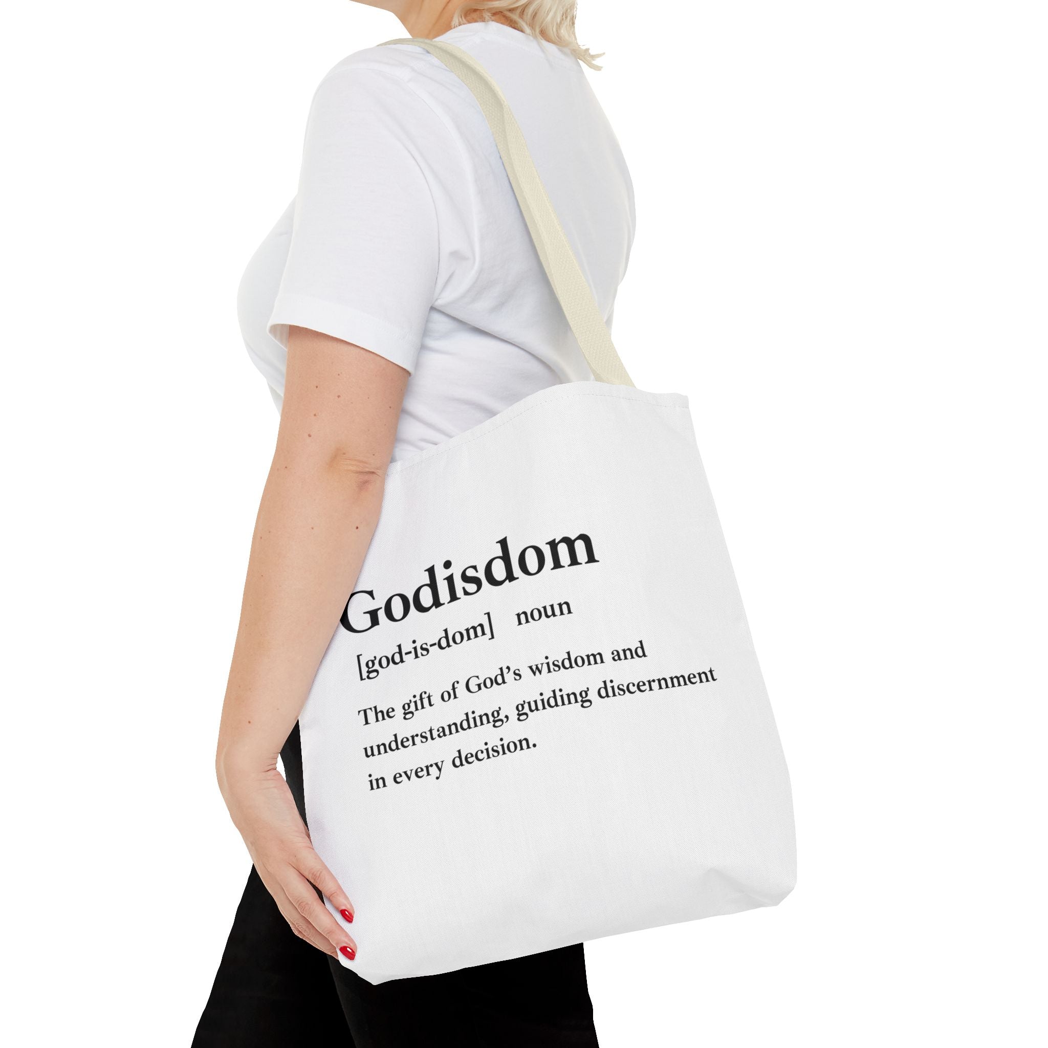 Godisdom Tote Bag - Custom Printed Stylish and Functional Tote