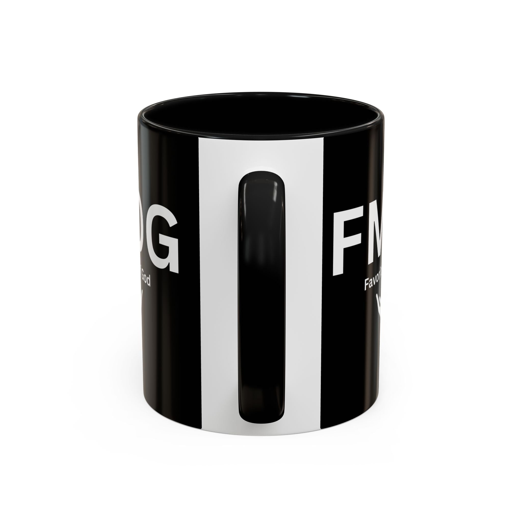 Favorite Man of God (FMOG) Accent Coffee Mug (11, 15oz)