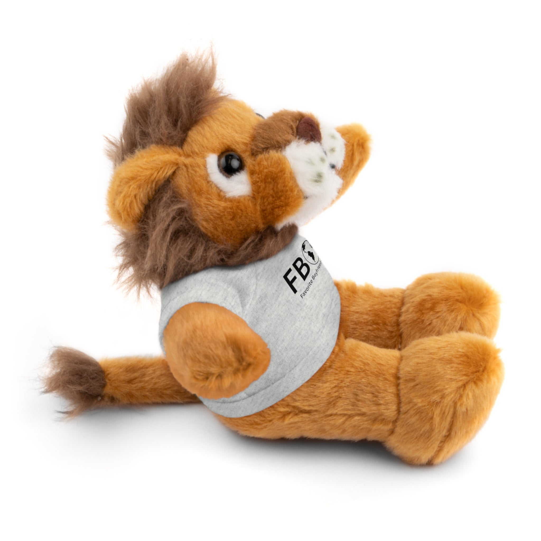 Stuffed Animal Gift – Favorite Boyfriend on Earth (FBOE)– Customizable T-Shirt & Animal