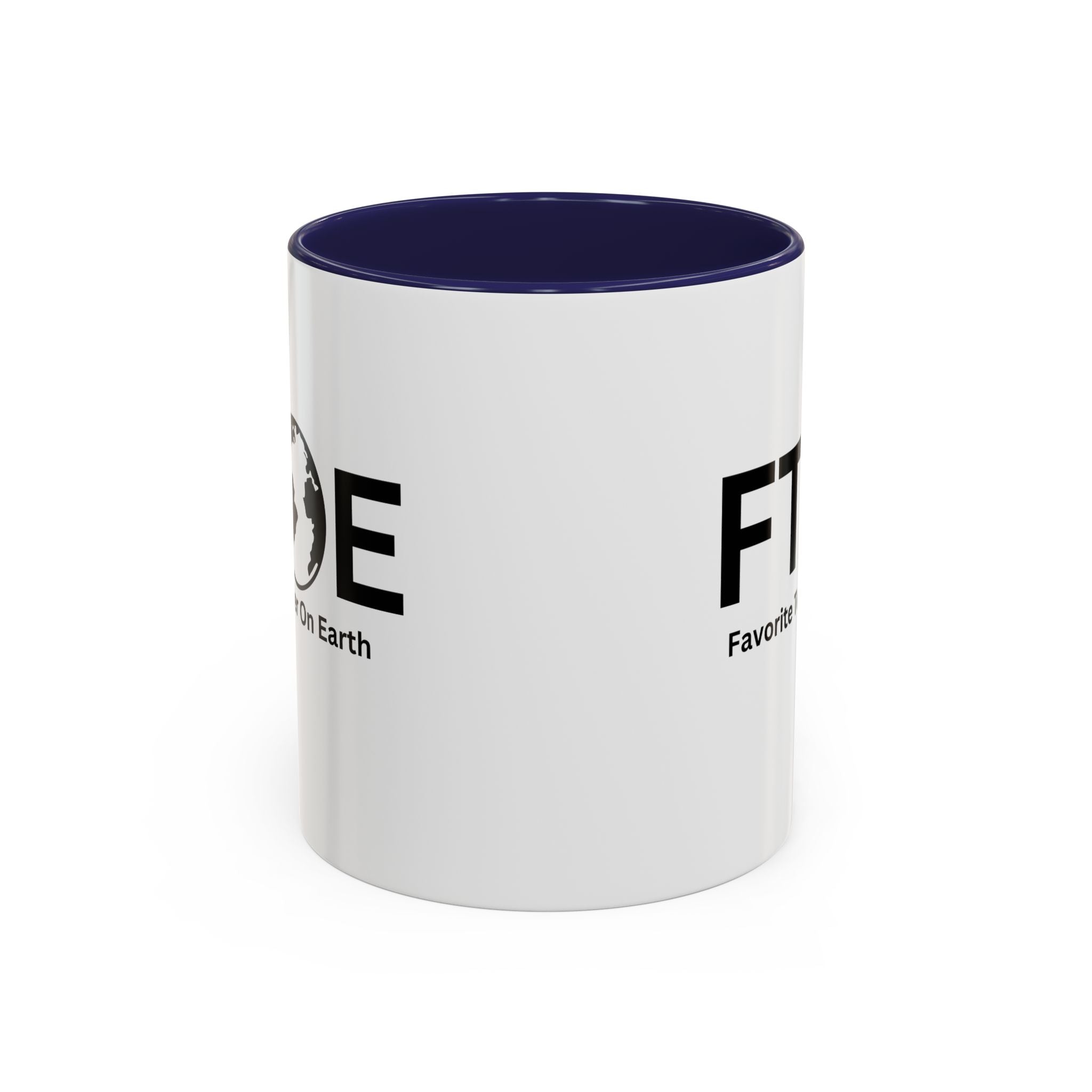 Favorite Teacher On Earth (FTOE) Accent Coffee Mug (11oz, 15oz)