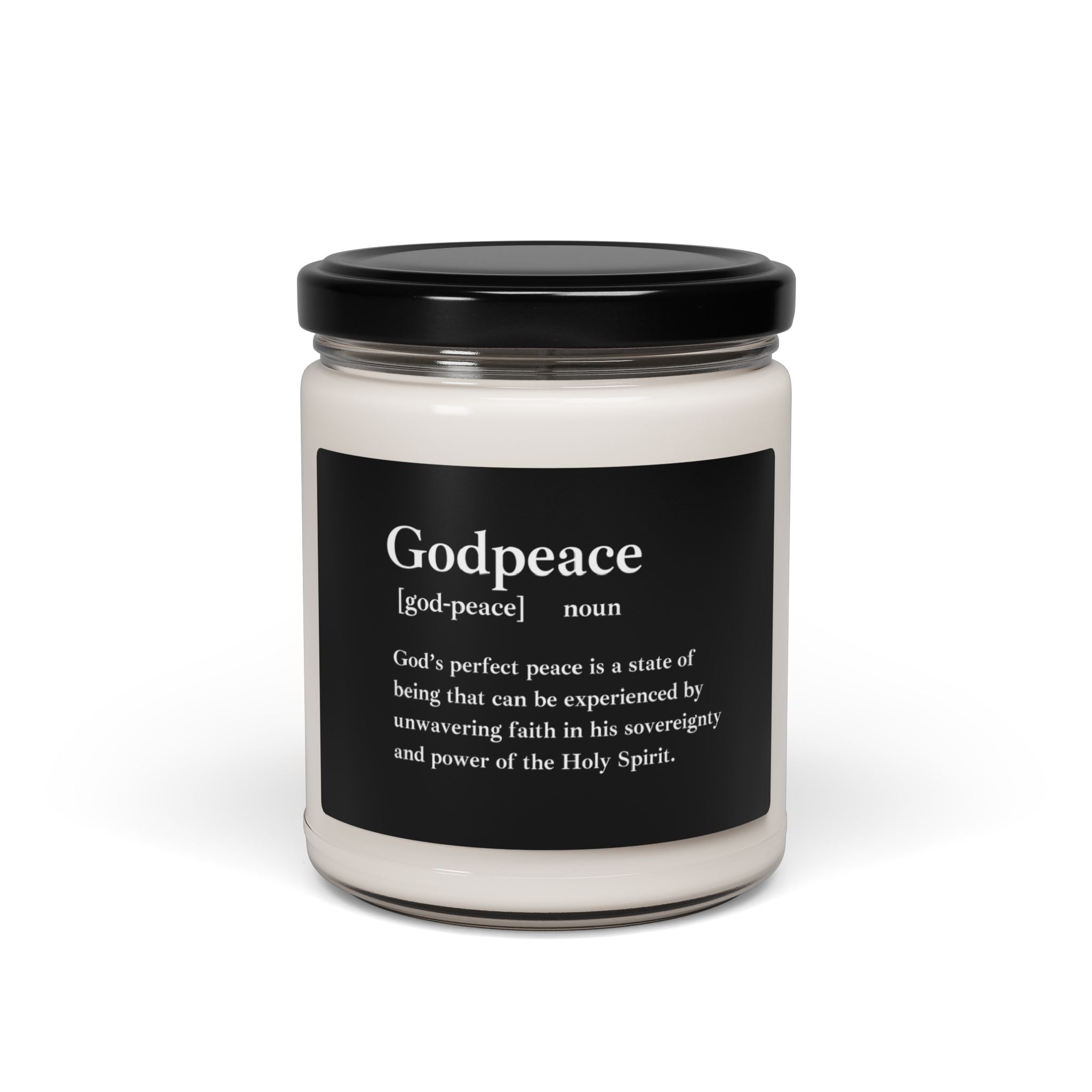 Godpeace 9oz Scented Soy Candle - 9oz Natural Wax Candle with Custom Label