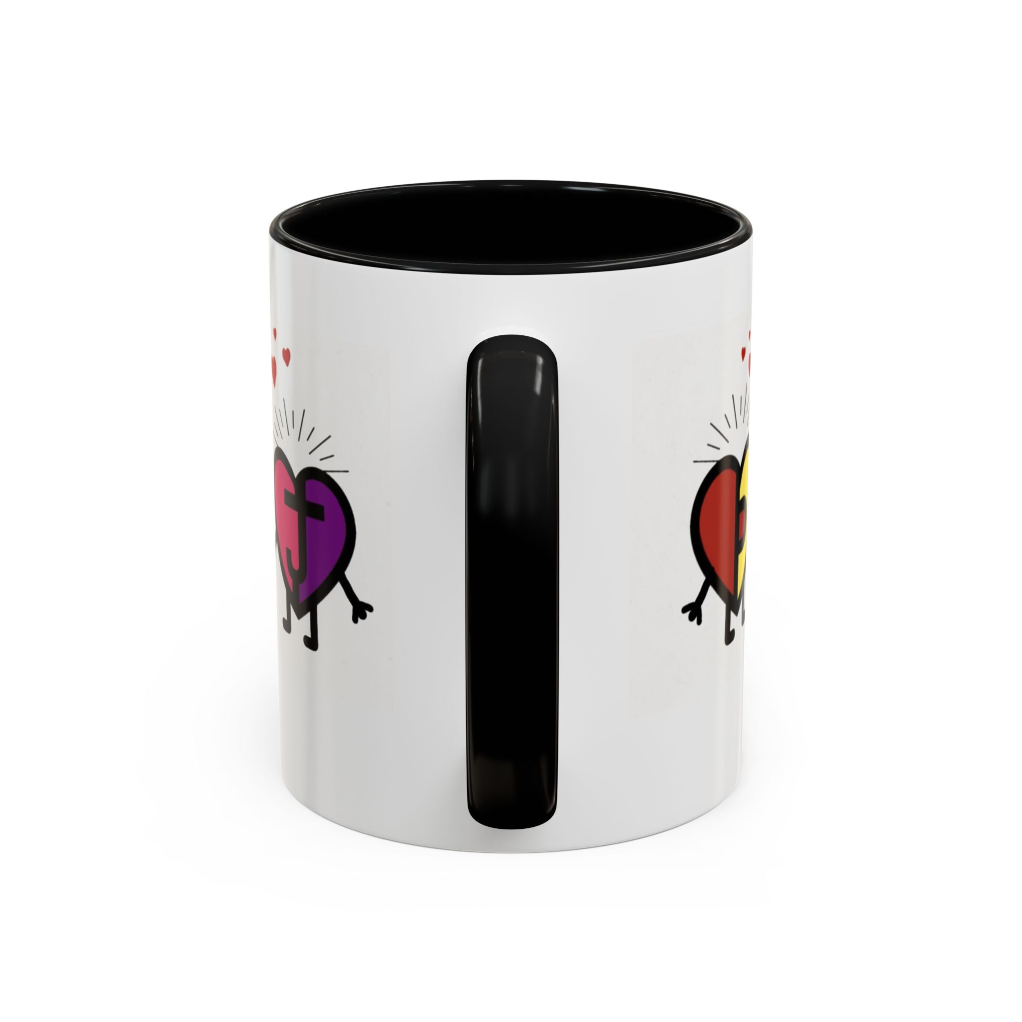 PJ & Joy Passionoy Mascots Accent Coffee Mug (11, 15oz)