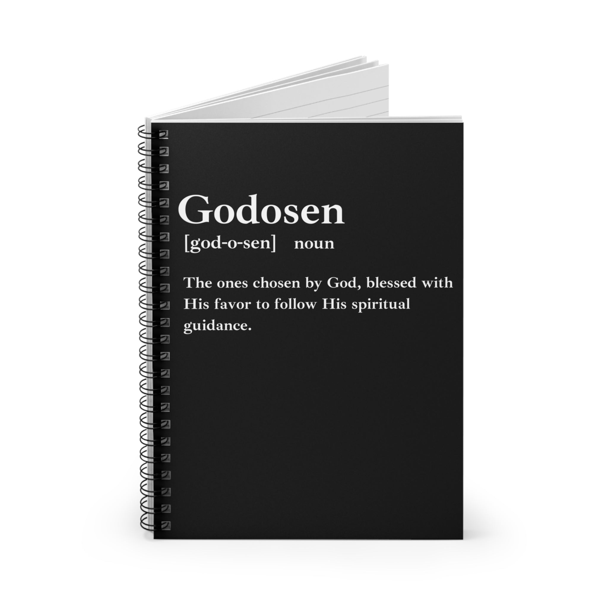 Godosen Spiral Notebook - 118 Page Ruled Line Notebook for Everyday Use